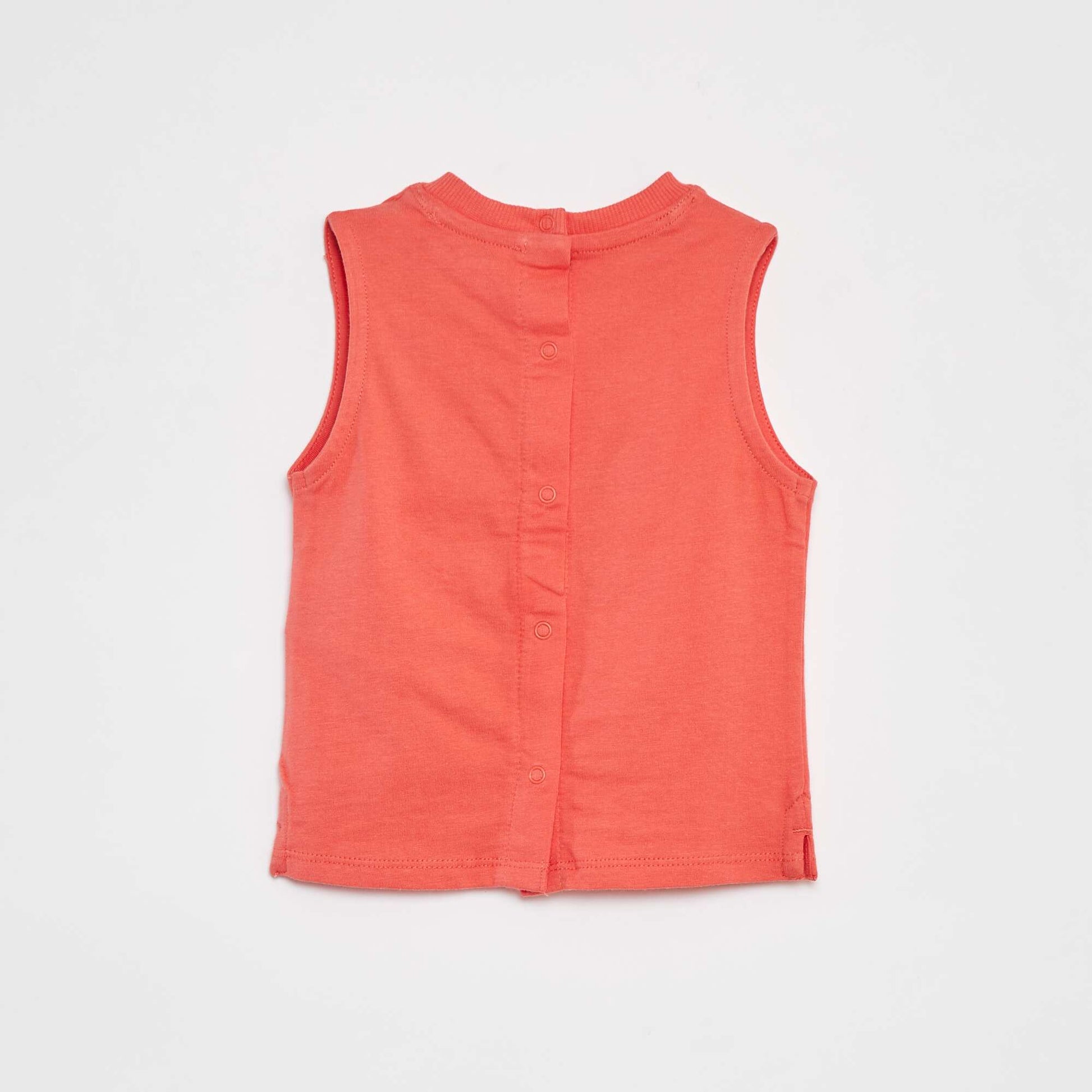 Débardeur avec print ROUGE