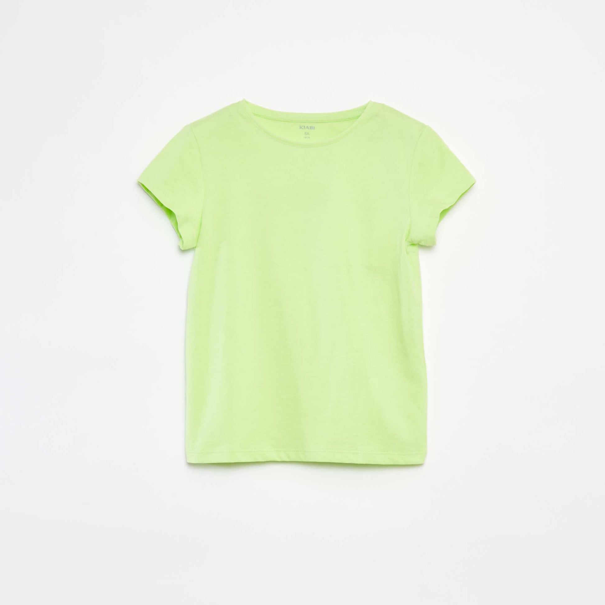 T-shirt en maille jersey manches courtes VERT
