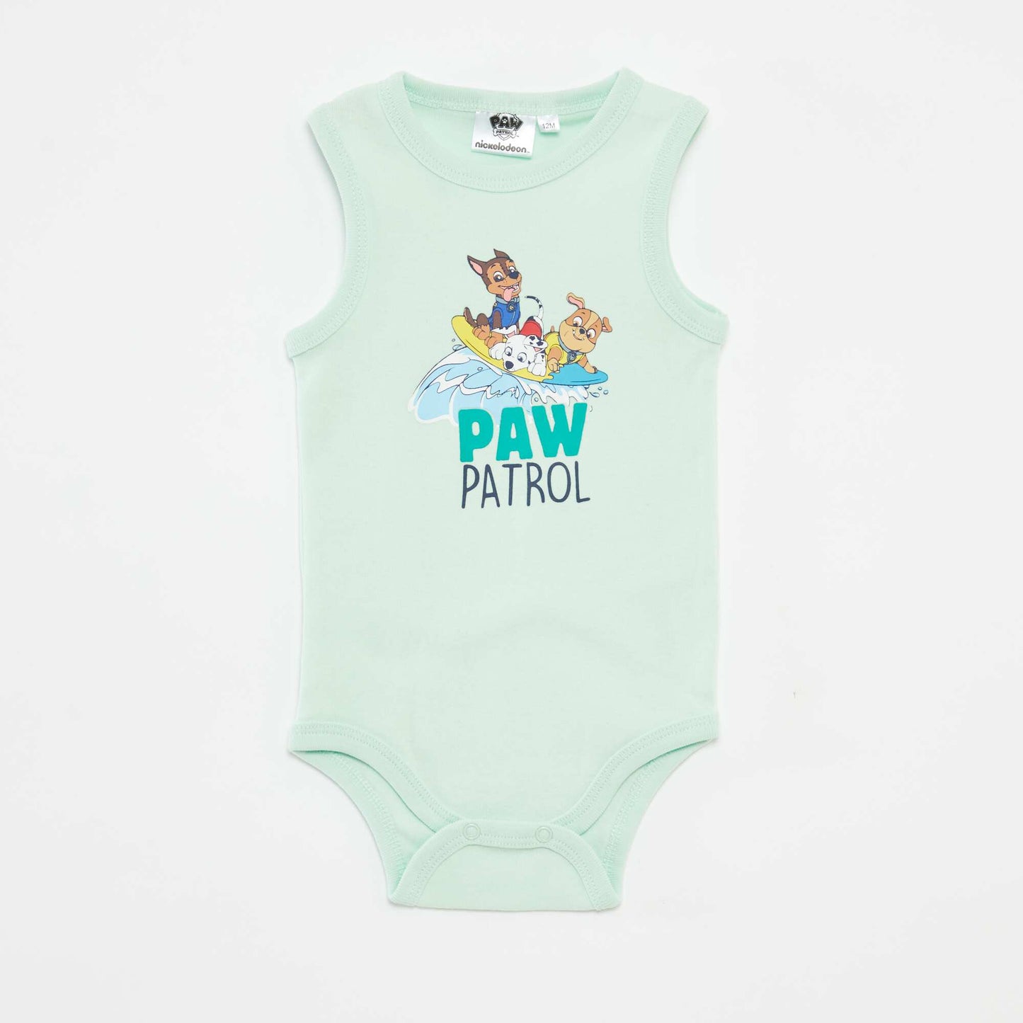 Lot de 2 bodies sans manches 'Pat Patrouille' BLEU