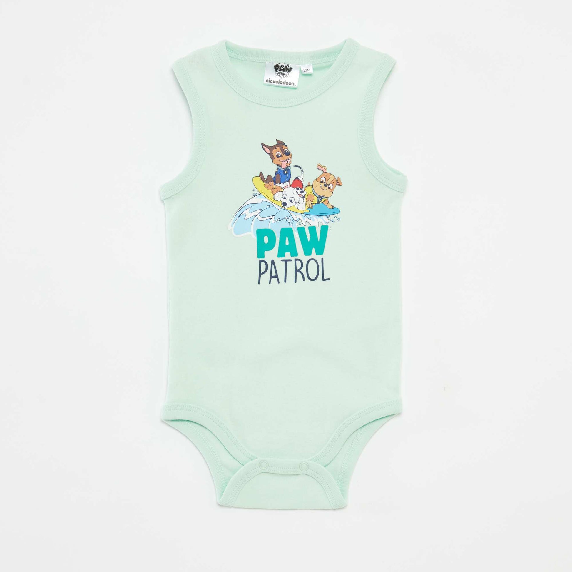 Lot de 2 bodies sans manches 'Pat Patrouille' BLEU