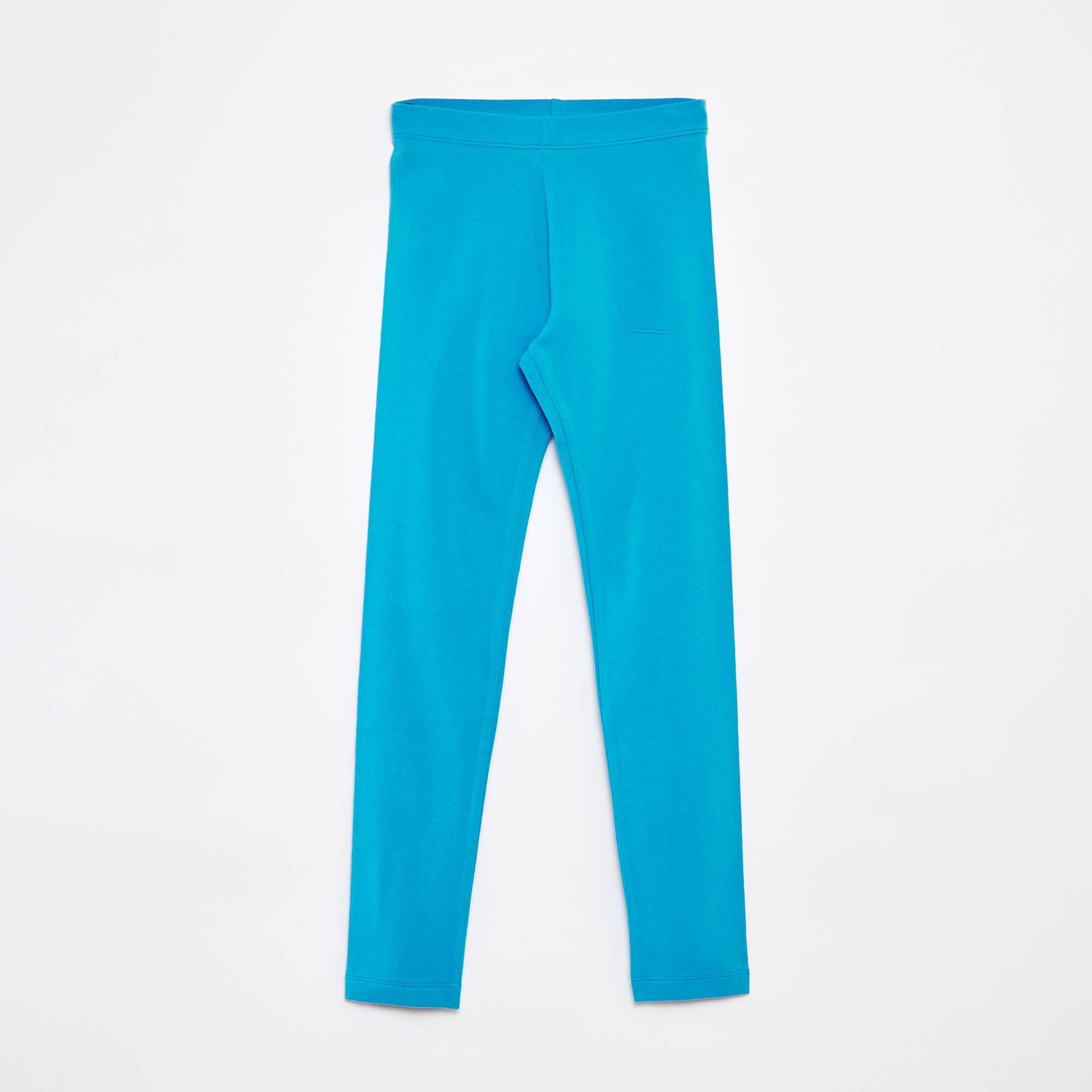 Legging long en jersey BLEU