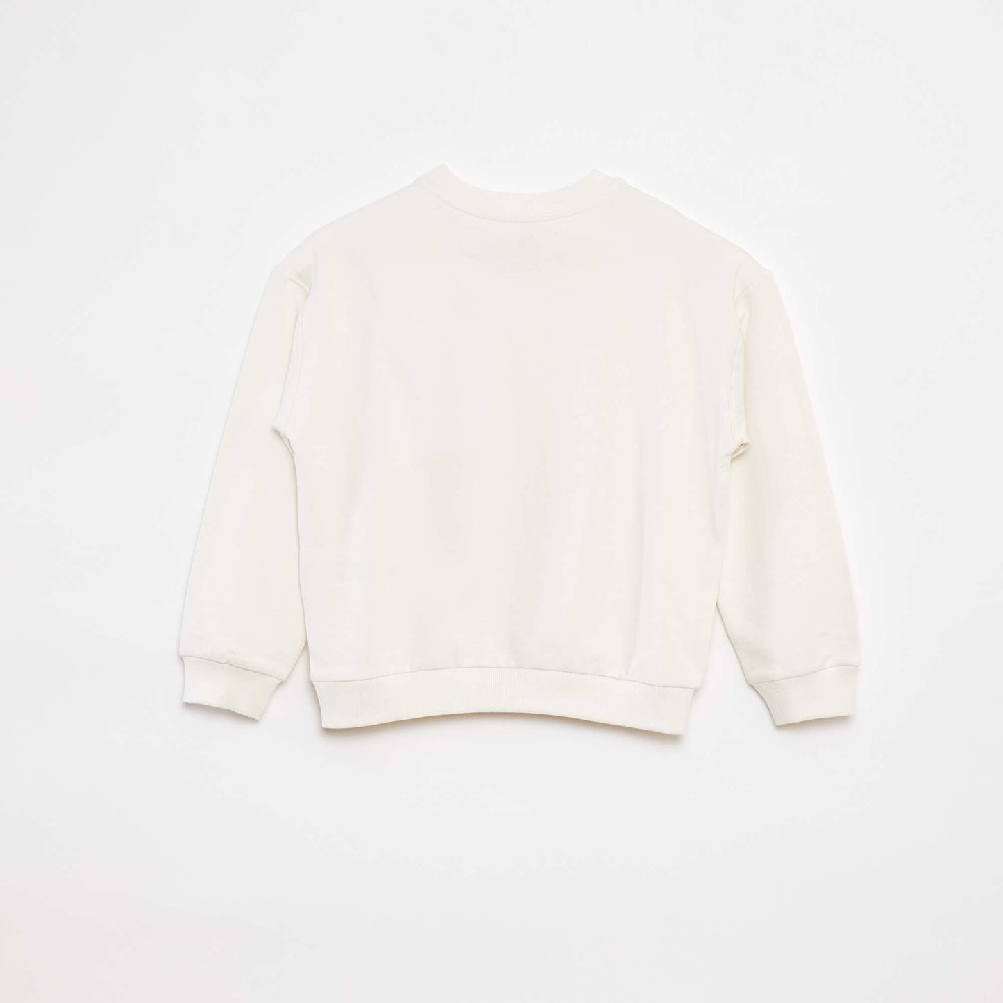 Sweat à col rond imprimé - Grafik Edition BLANC