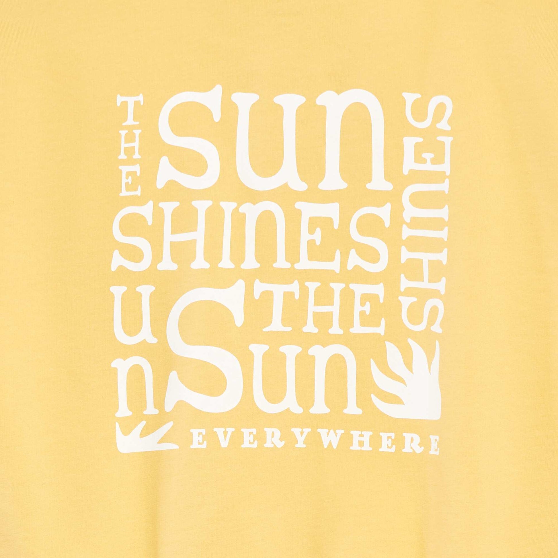 Sweat zippé à capuche - Grafik Edition JAUNE