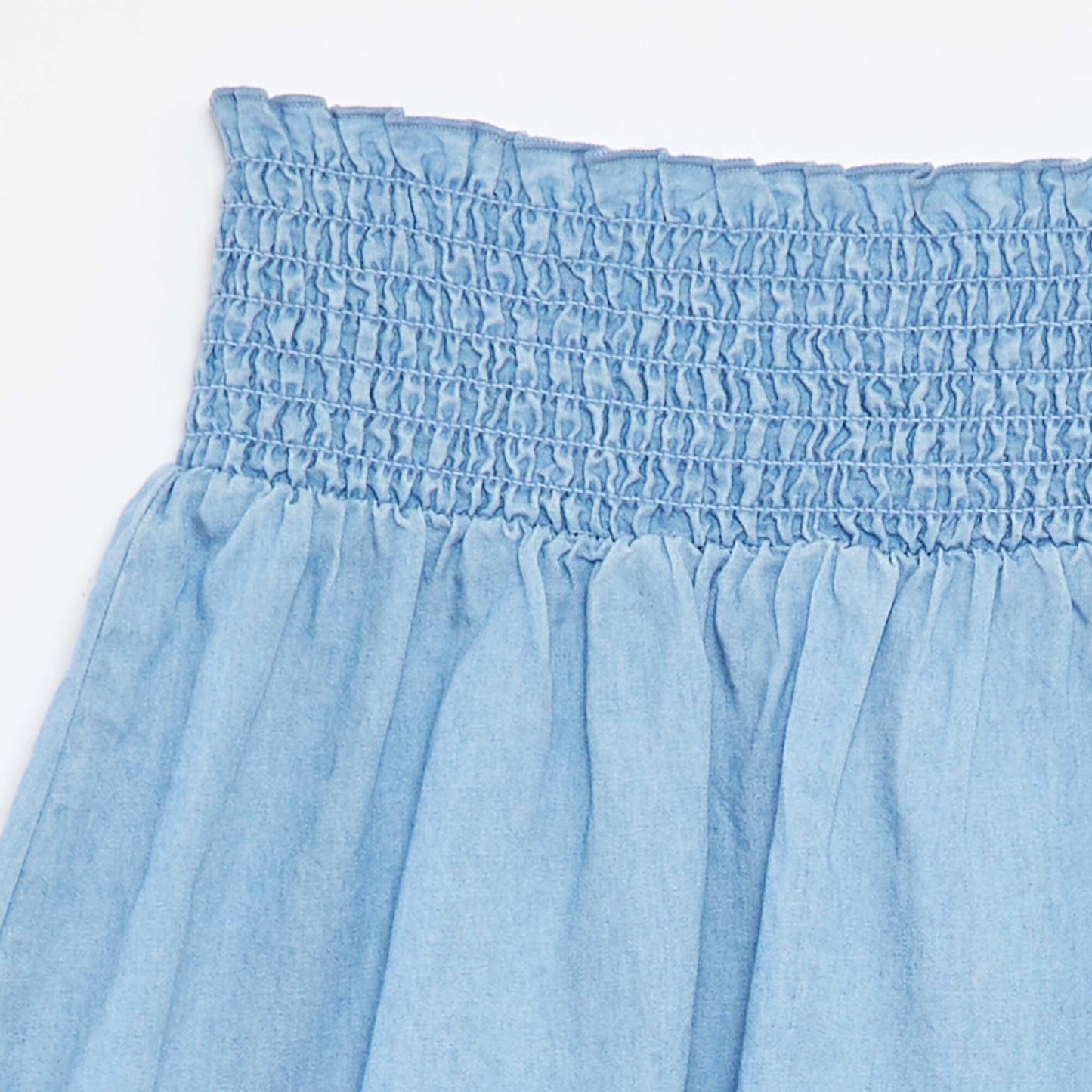 Jupe courte évasée BLEU