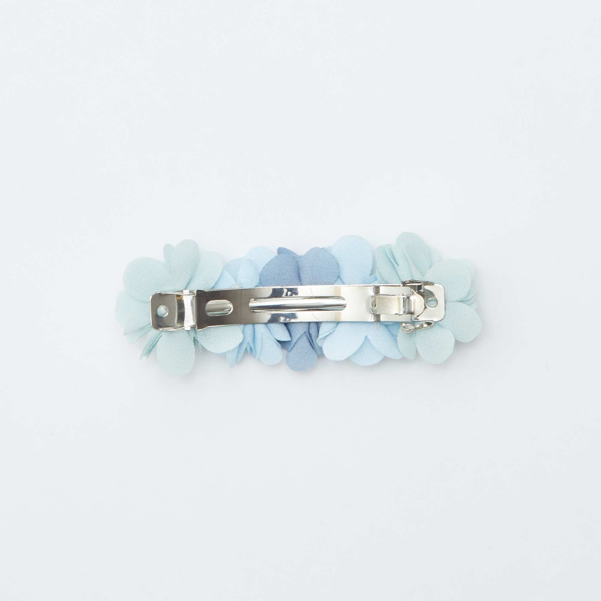 Barrette à fleurs cérémonie BLEU