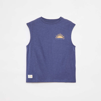 T-shirt sans manches - Grafik Edition BLEU
