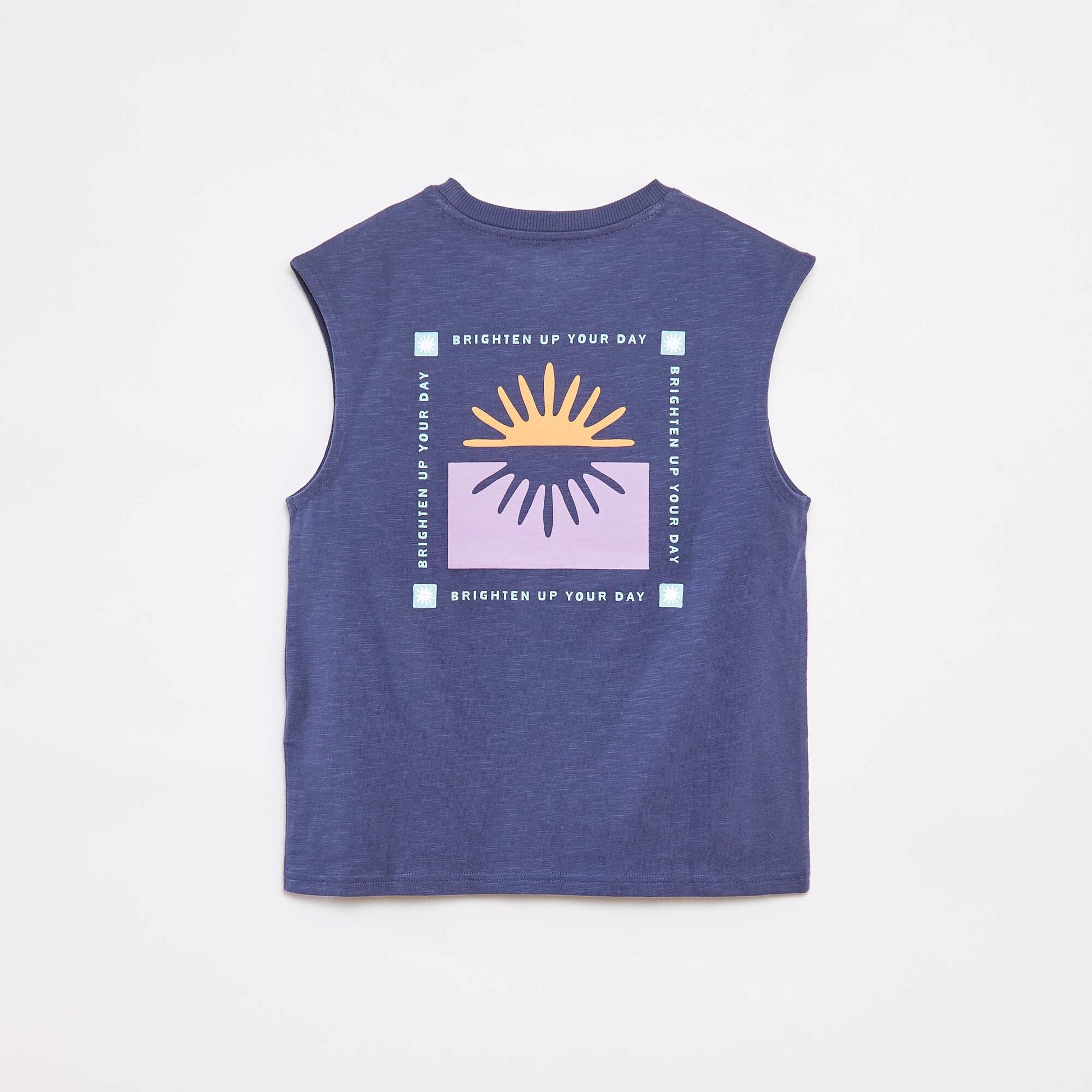 T-shirt sans manches - Grafik Edition BLEU