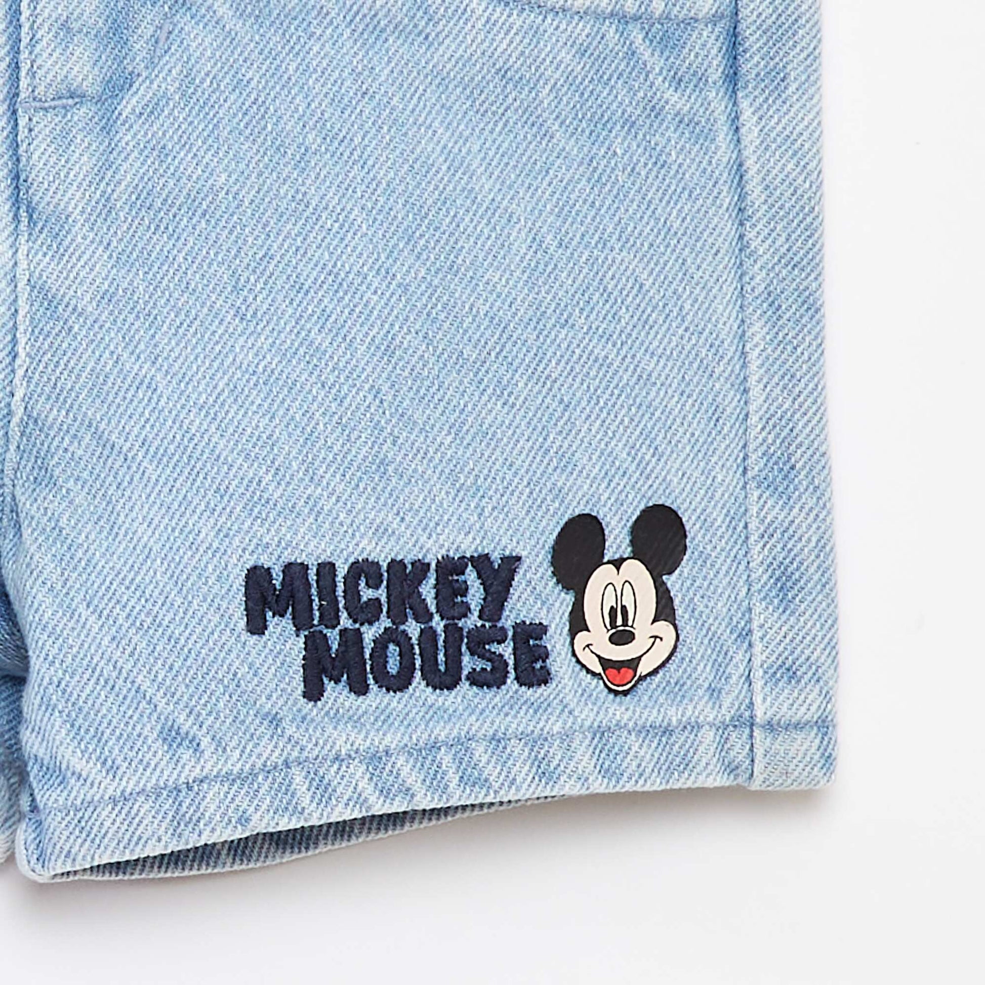 Short en jean 'Mickey' 'Disney' BLEU