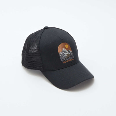 Casquette avec broderie NOIR