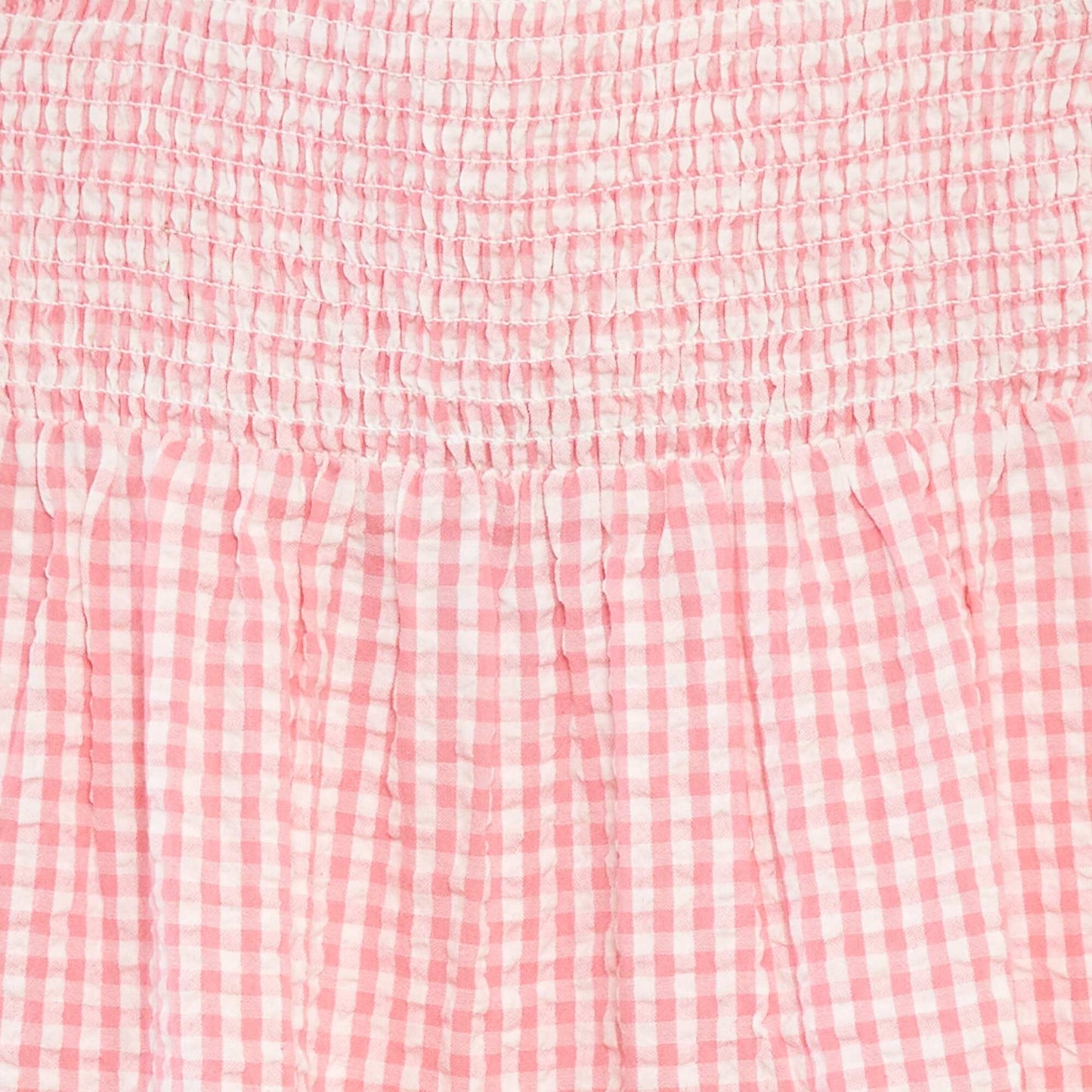 Robe matière crépon avec haut smocké ROSE