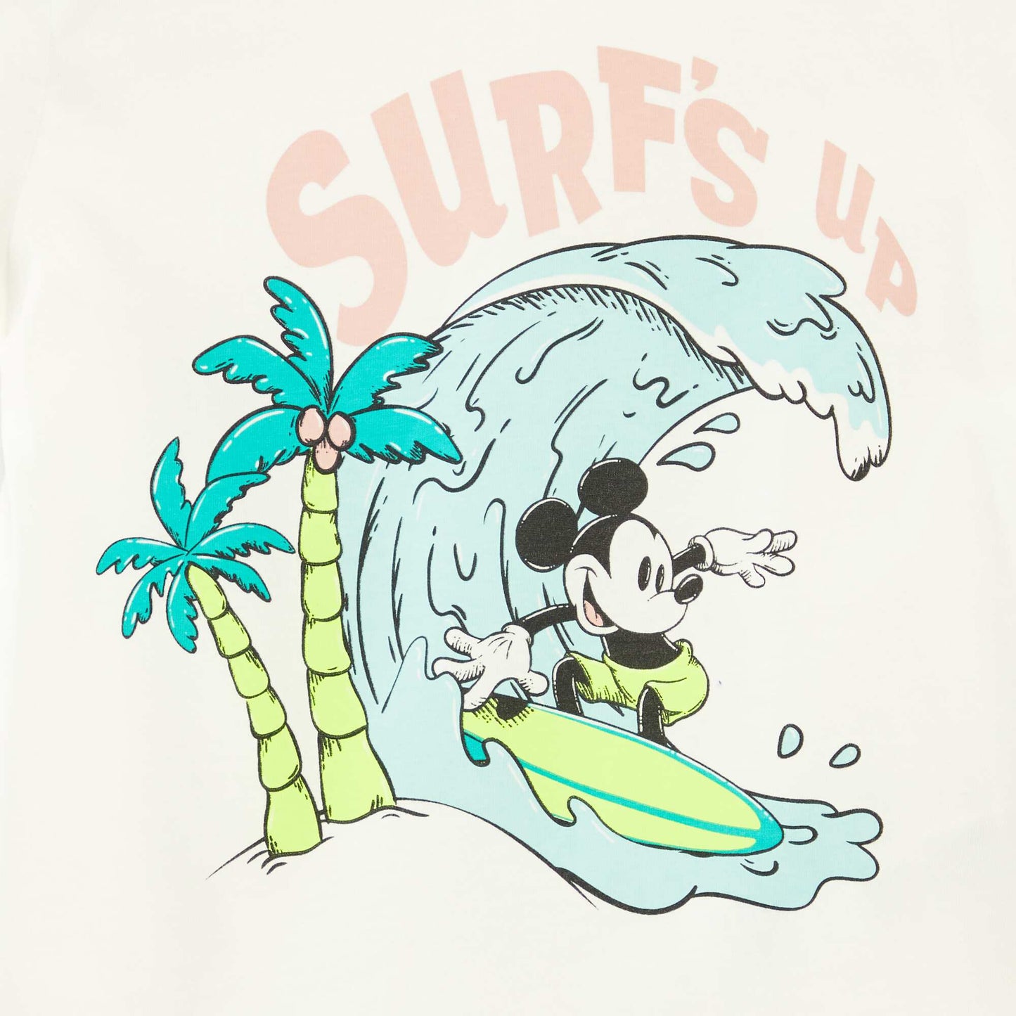 T-shirt 'Disney' 'Mickey' manches courtes BLANC