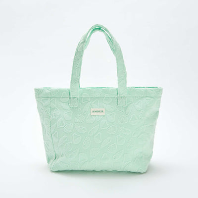 Sac cabas à motifs VERT