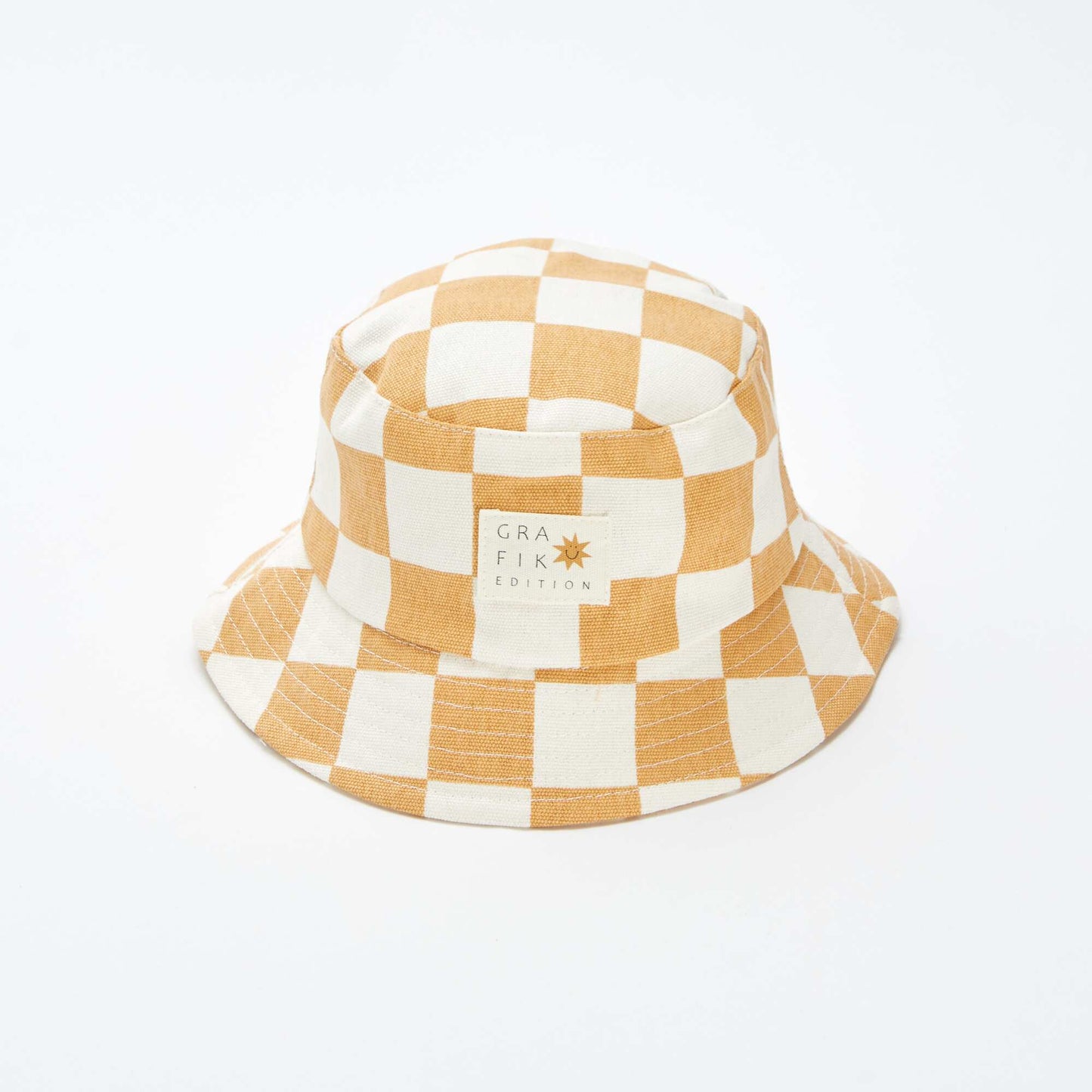 Bob à carreaux JAUNE