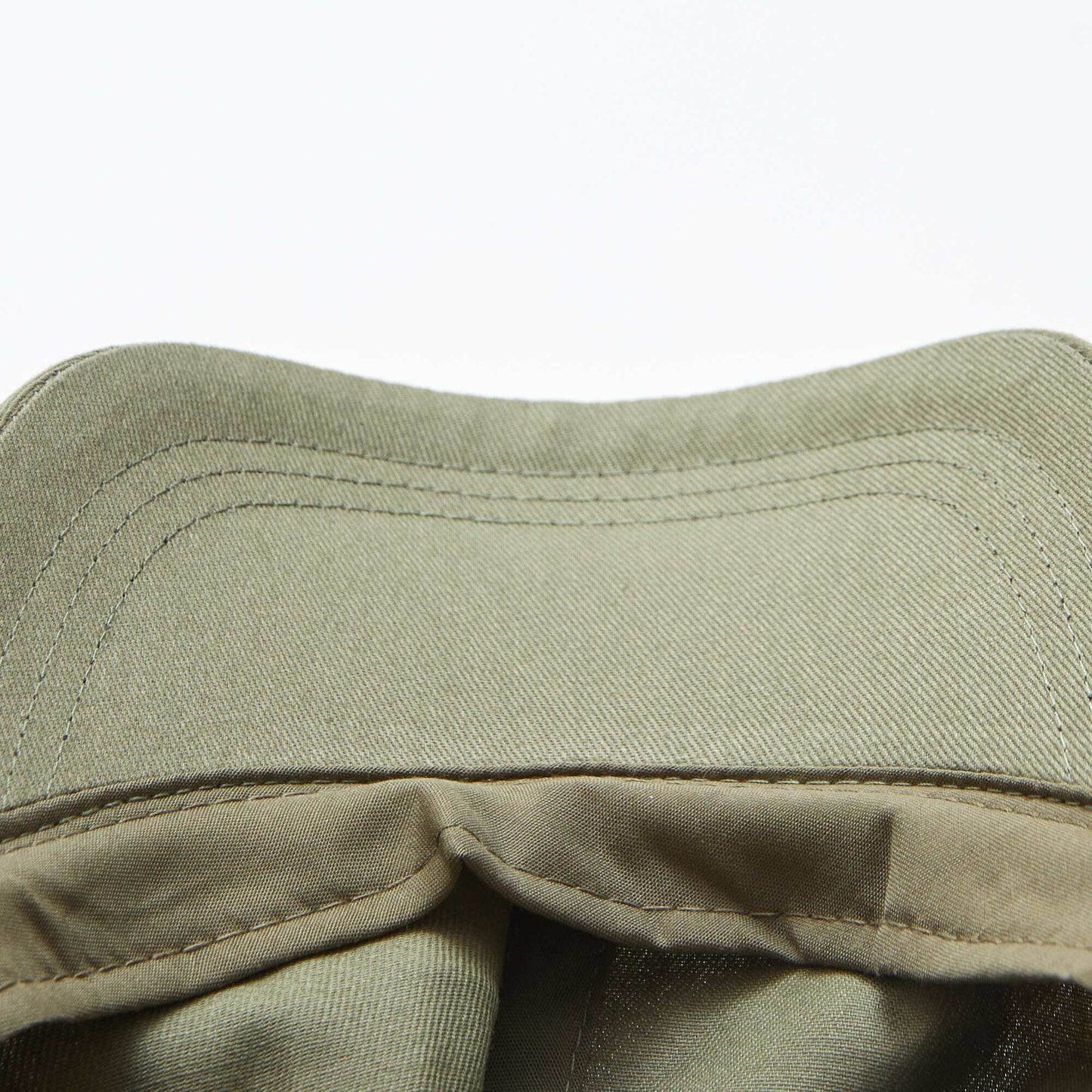 Casquette uni en coton VERT