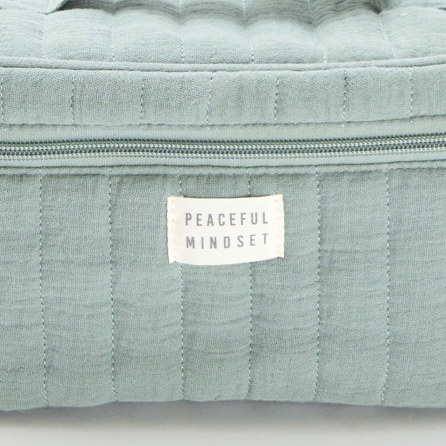 Vanity en gaze de coton VERT