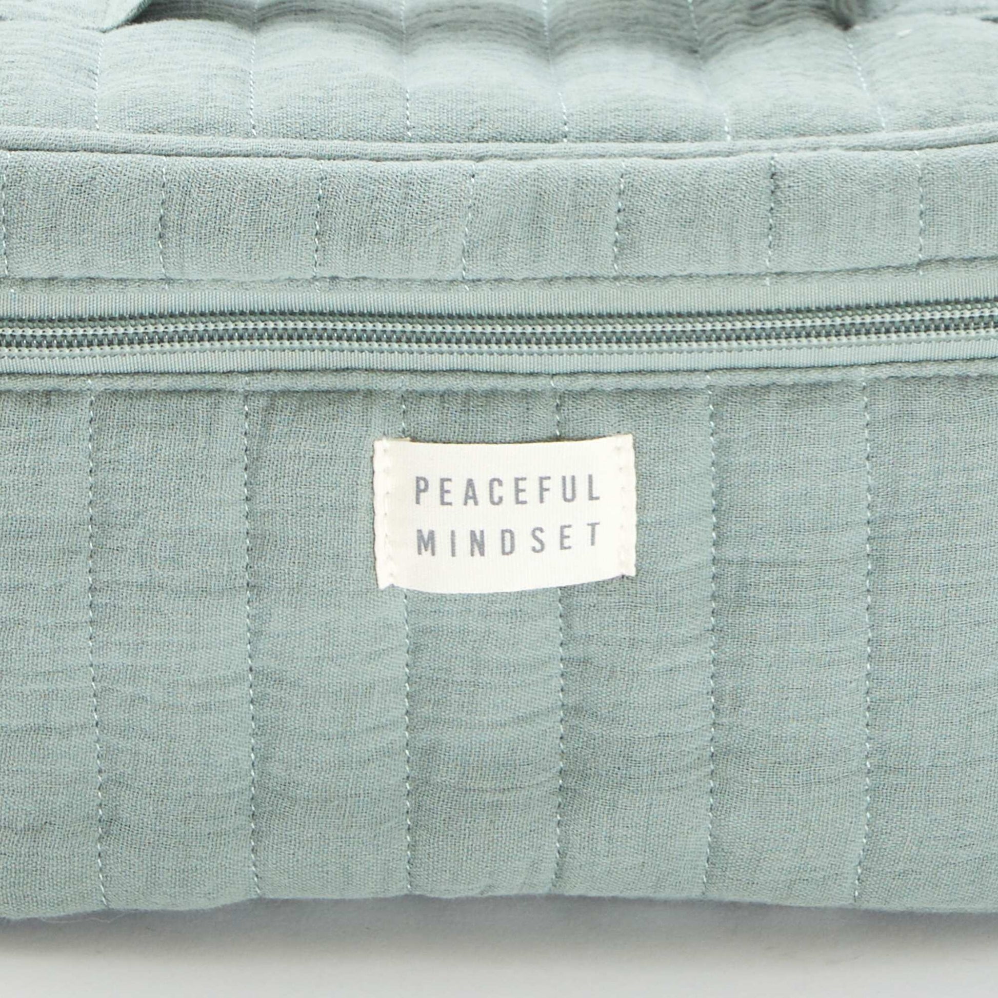 Vanity en gaze de coton VERT