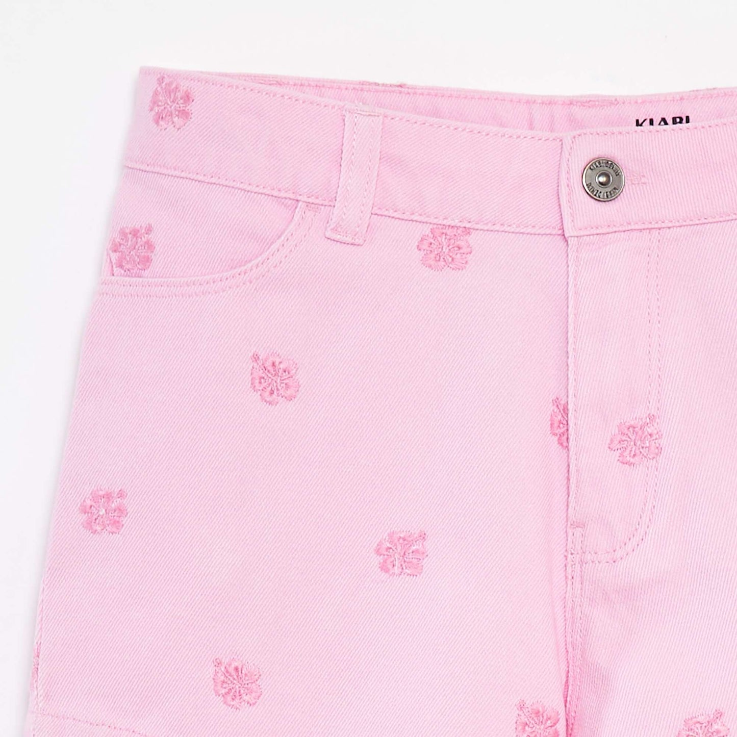 Short en twill avec taille ajustable ROSE