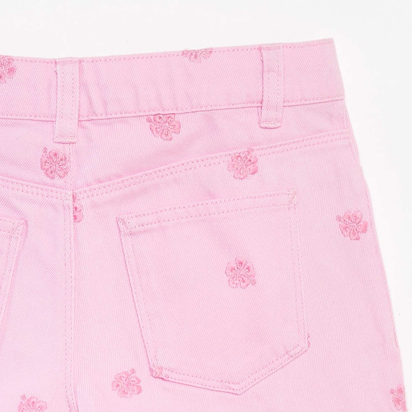 Short en twill avec taille ajustable ROSE