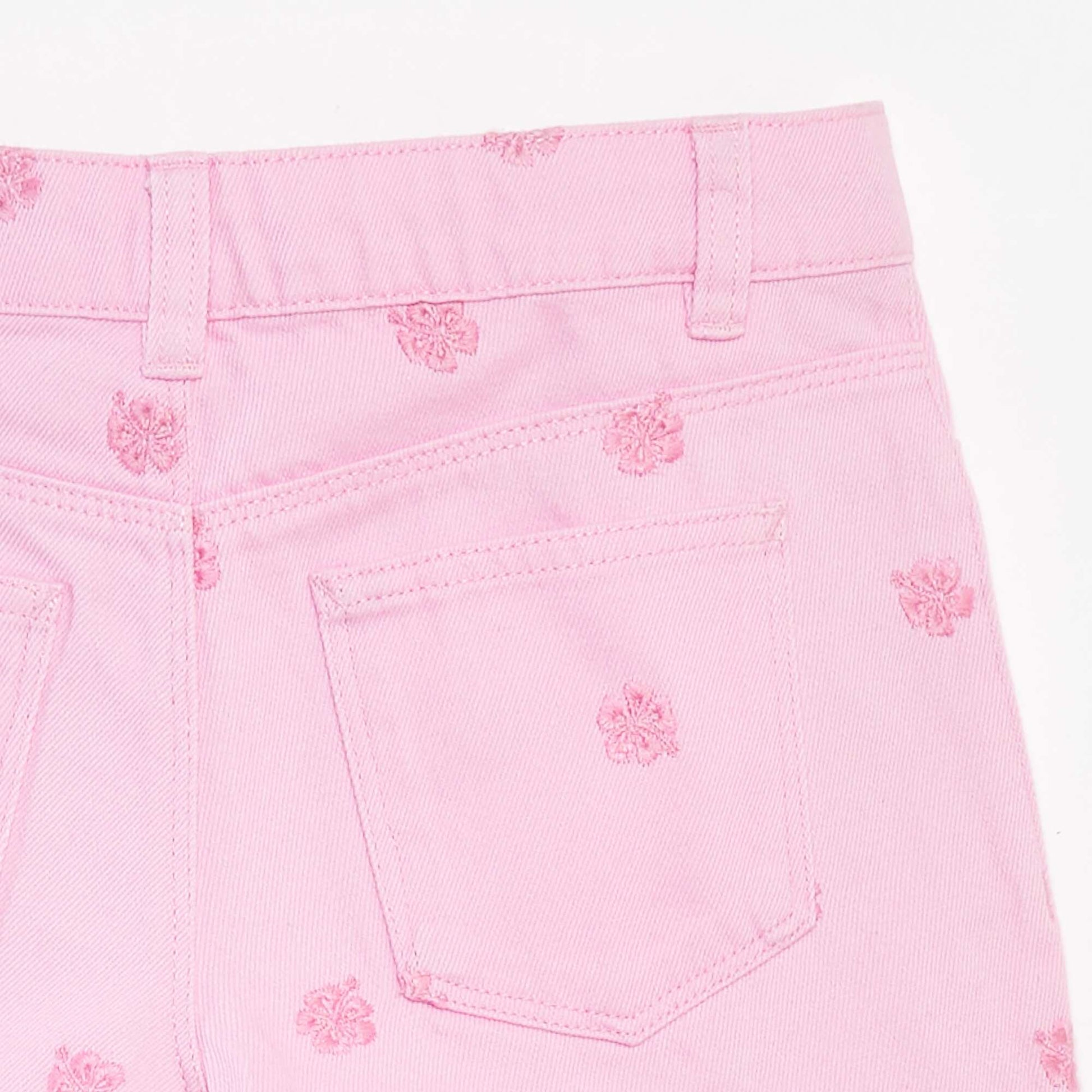 Short en twill avec taille ajustable ROSE