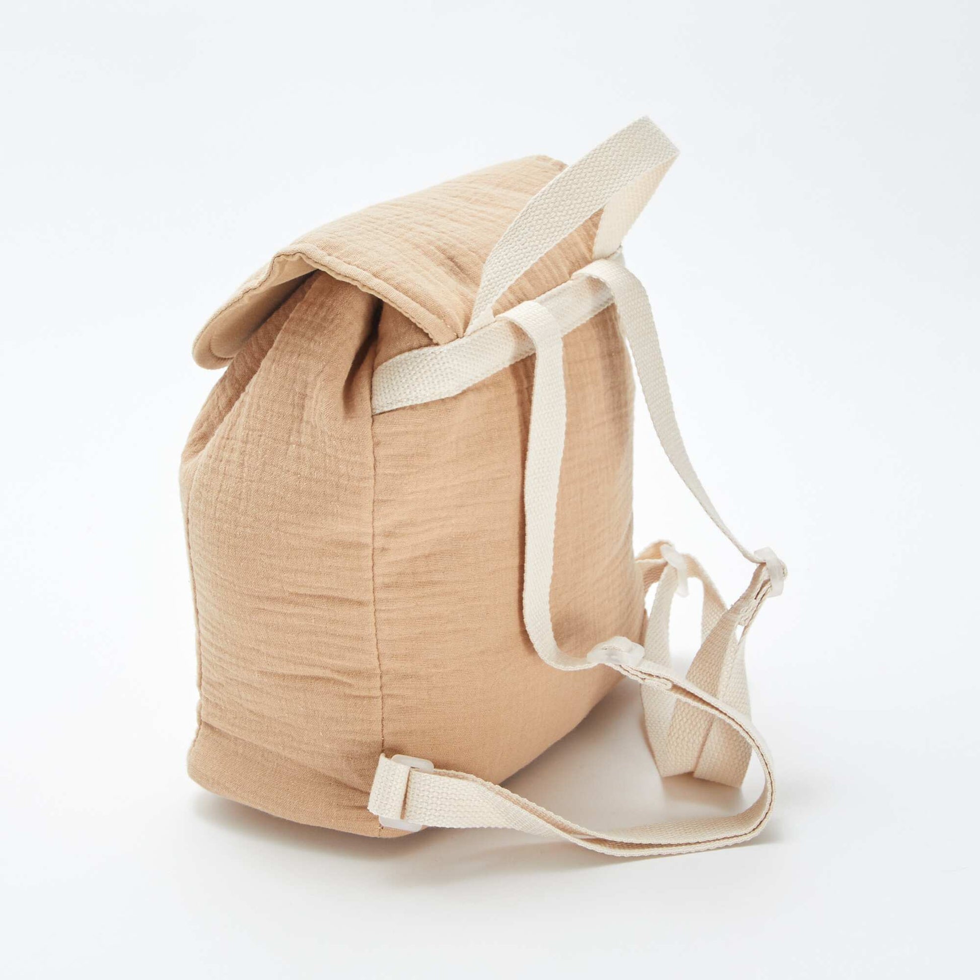 Sac à dos en gaze de coton BEIGE – Kiabi Nouvelle Caledonie