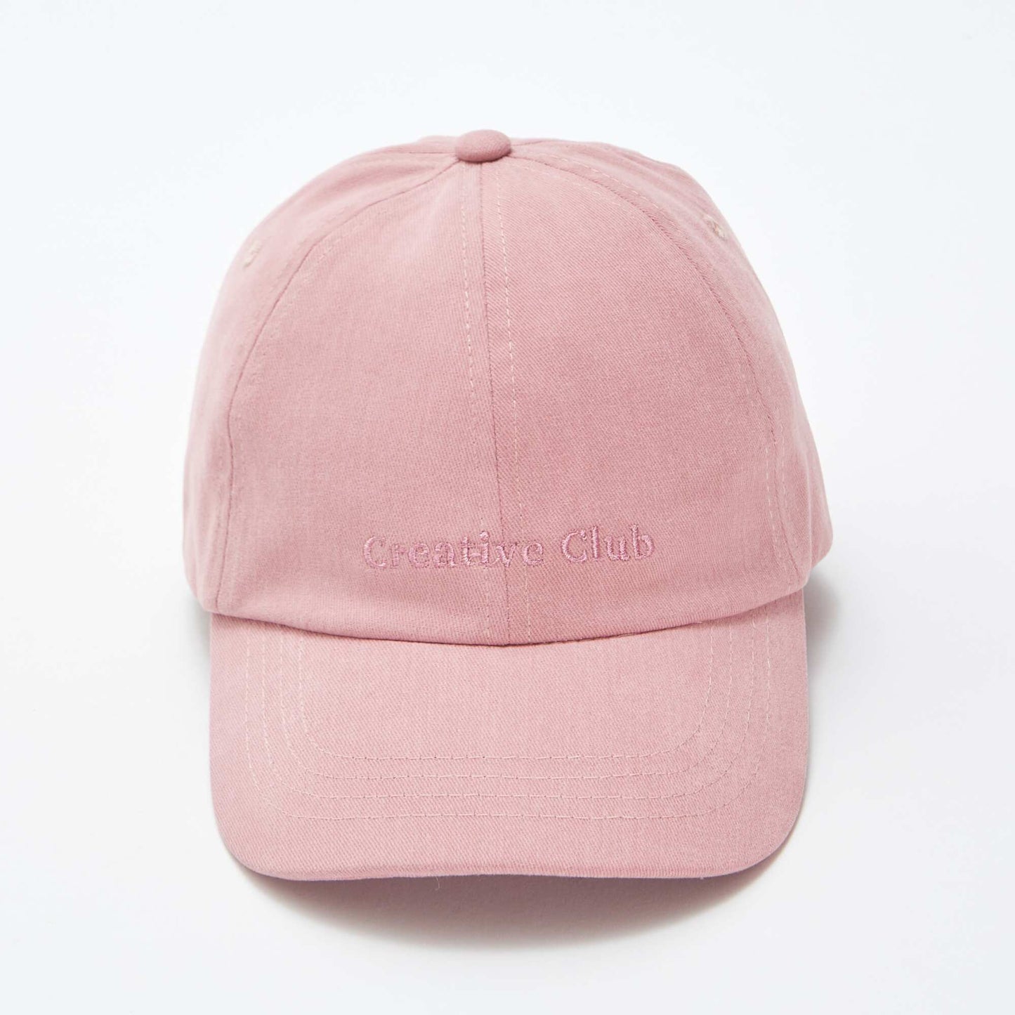Casquette baseball en coton ROSE