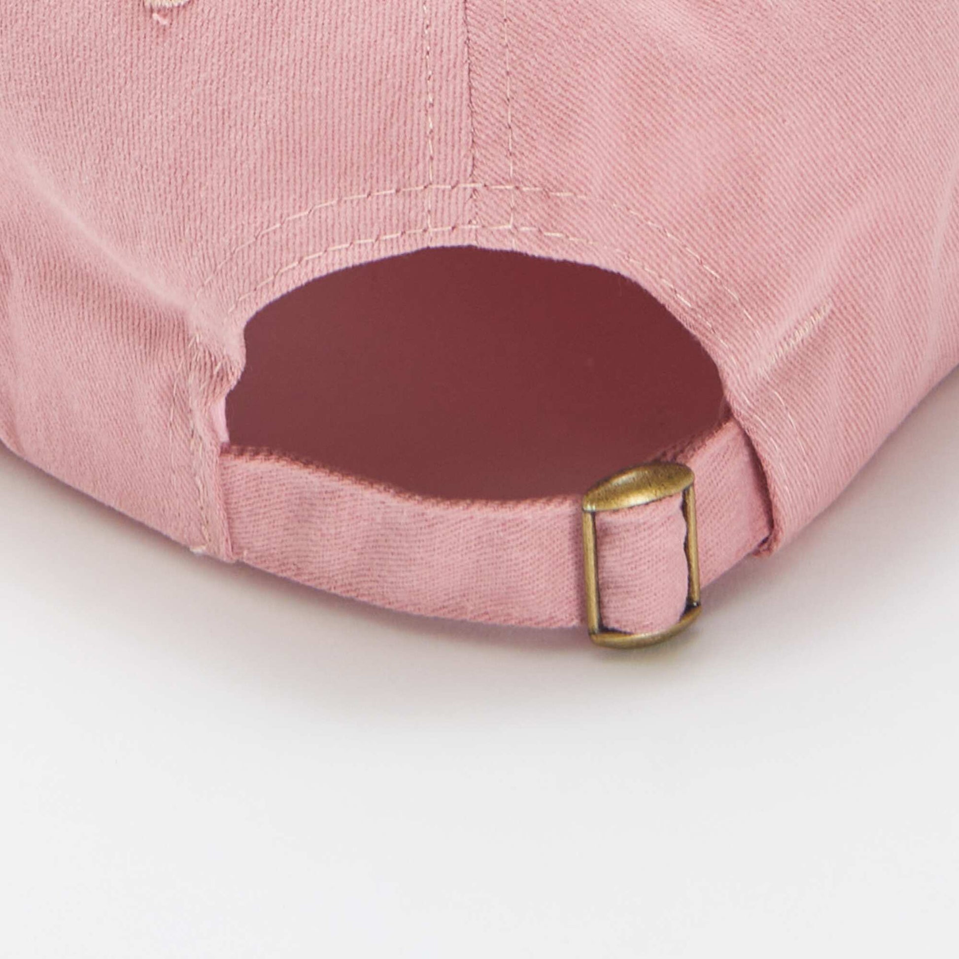 Casquette baseball en coton ROSE