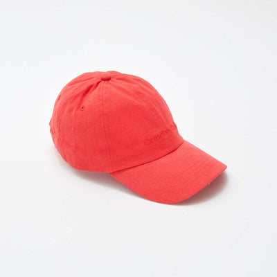 Casquette baseball en coton ROUGE