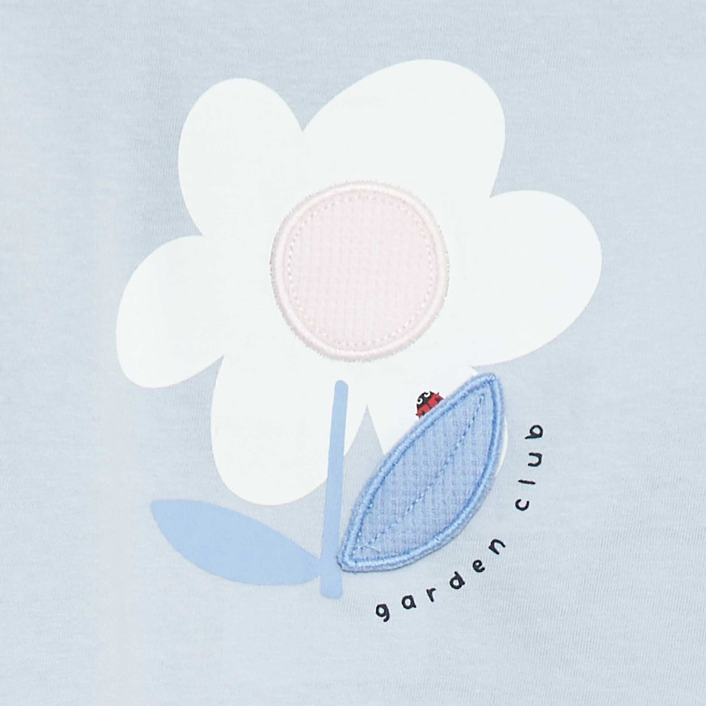 T-shirt à manches courtes avec animation BLEU