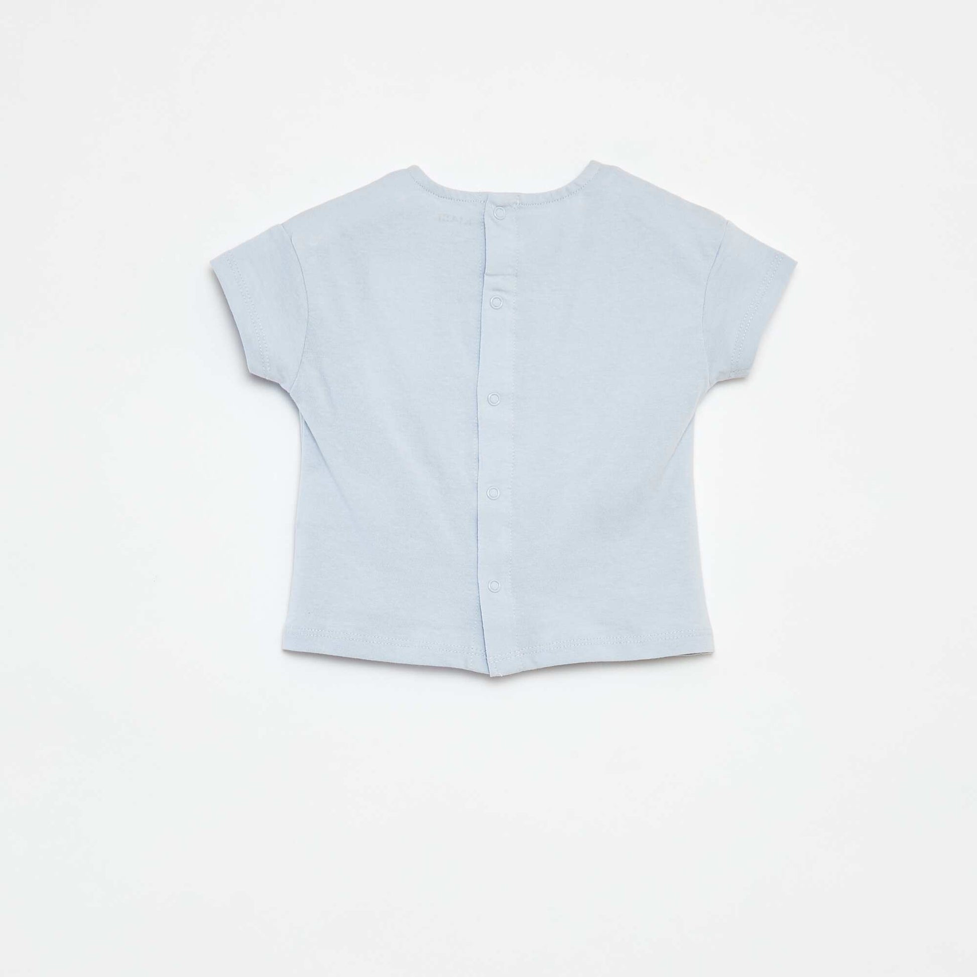 T-shirt à manches courtes avec animation BLEU