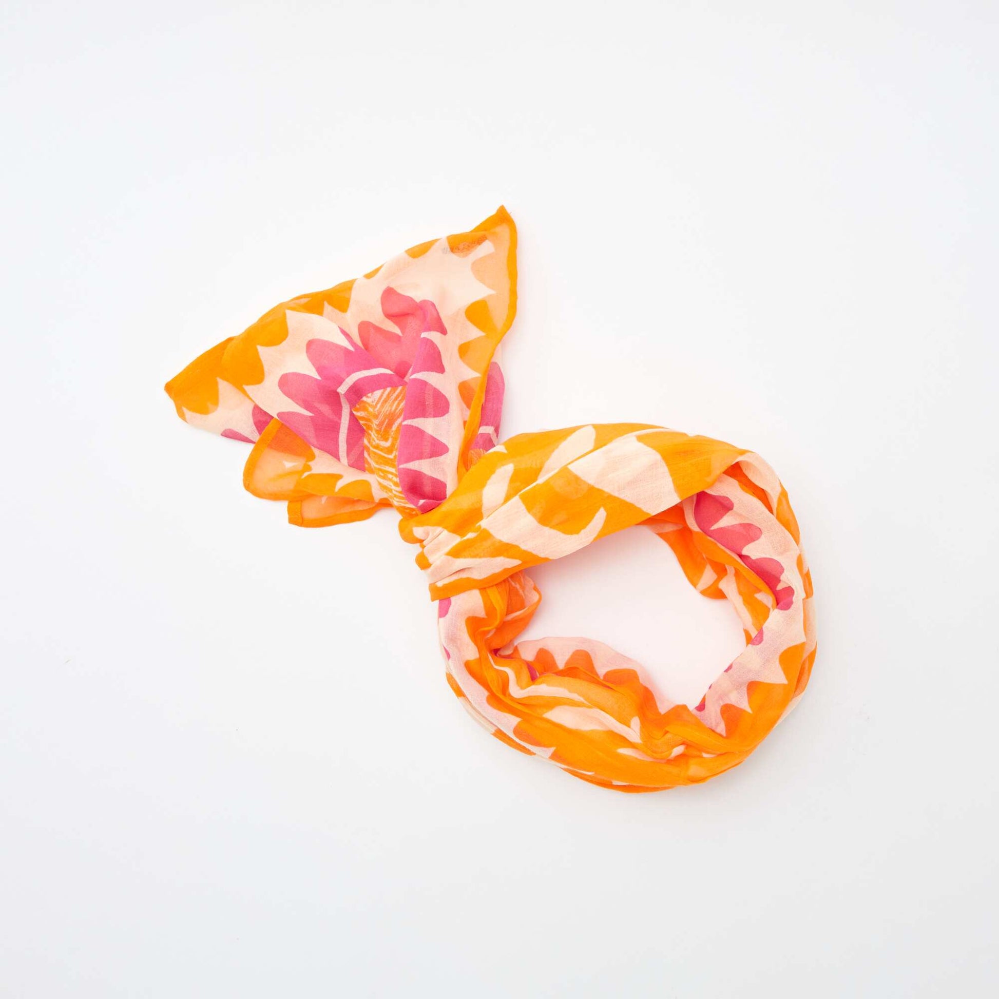 Paréo de bain imprimé ORANGE