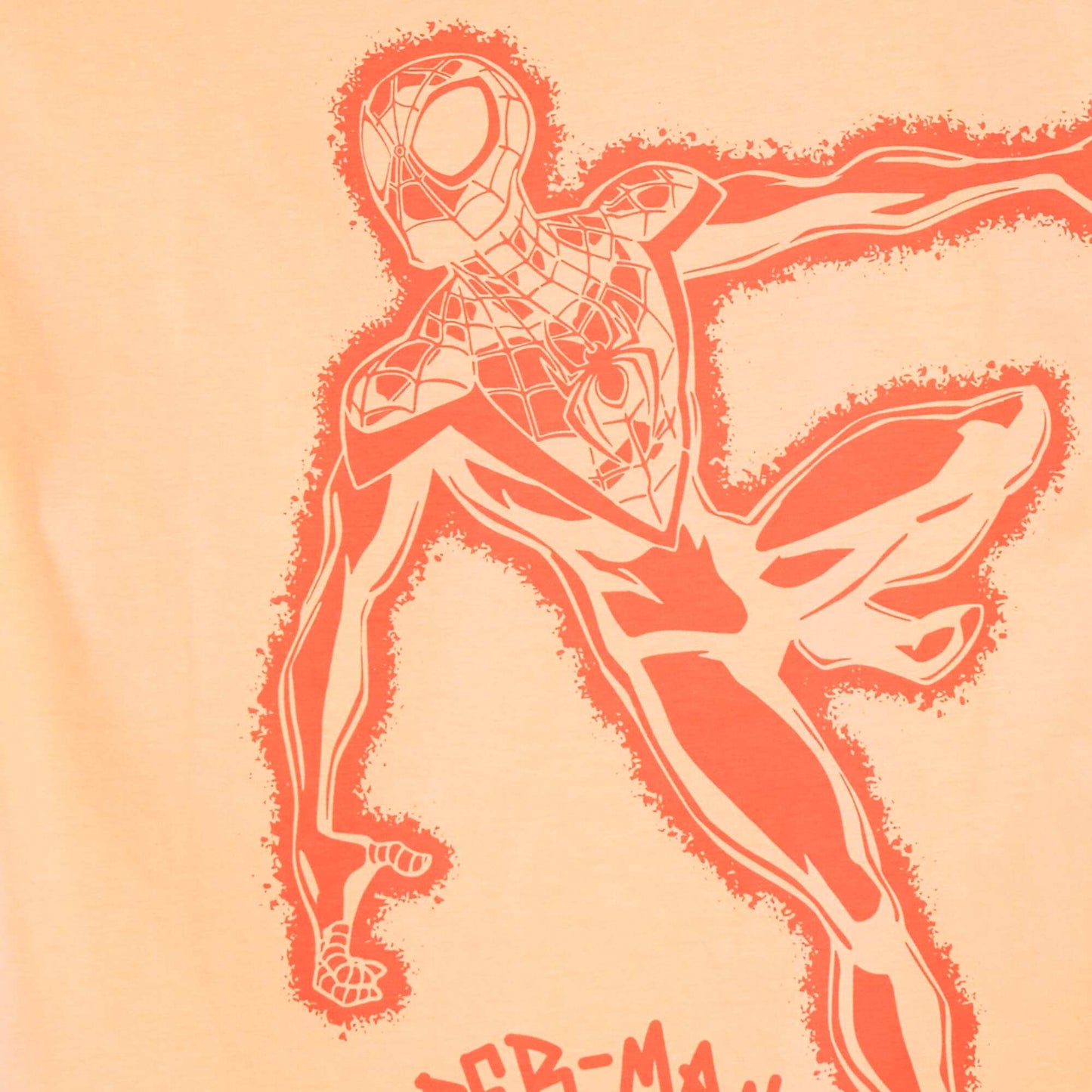T-shirt à manches courtes 'Spiderman' ORANGE