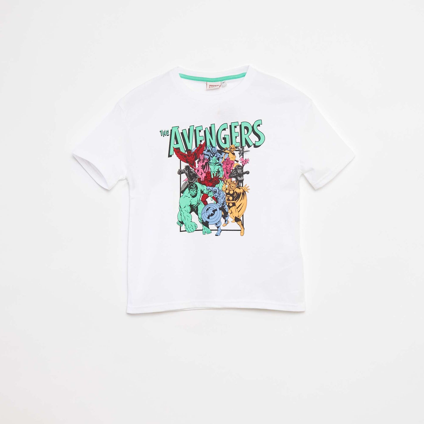 T-shirt à manches courtes 'Avengers' BLANC