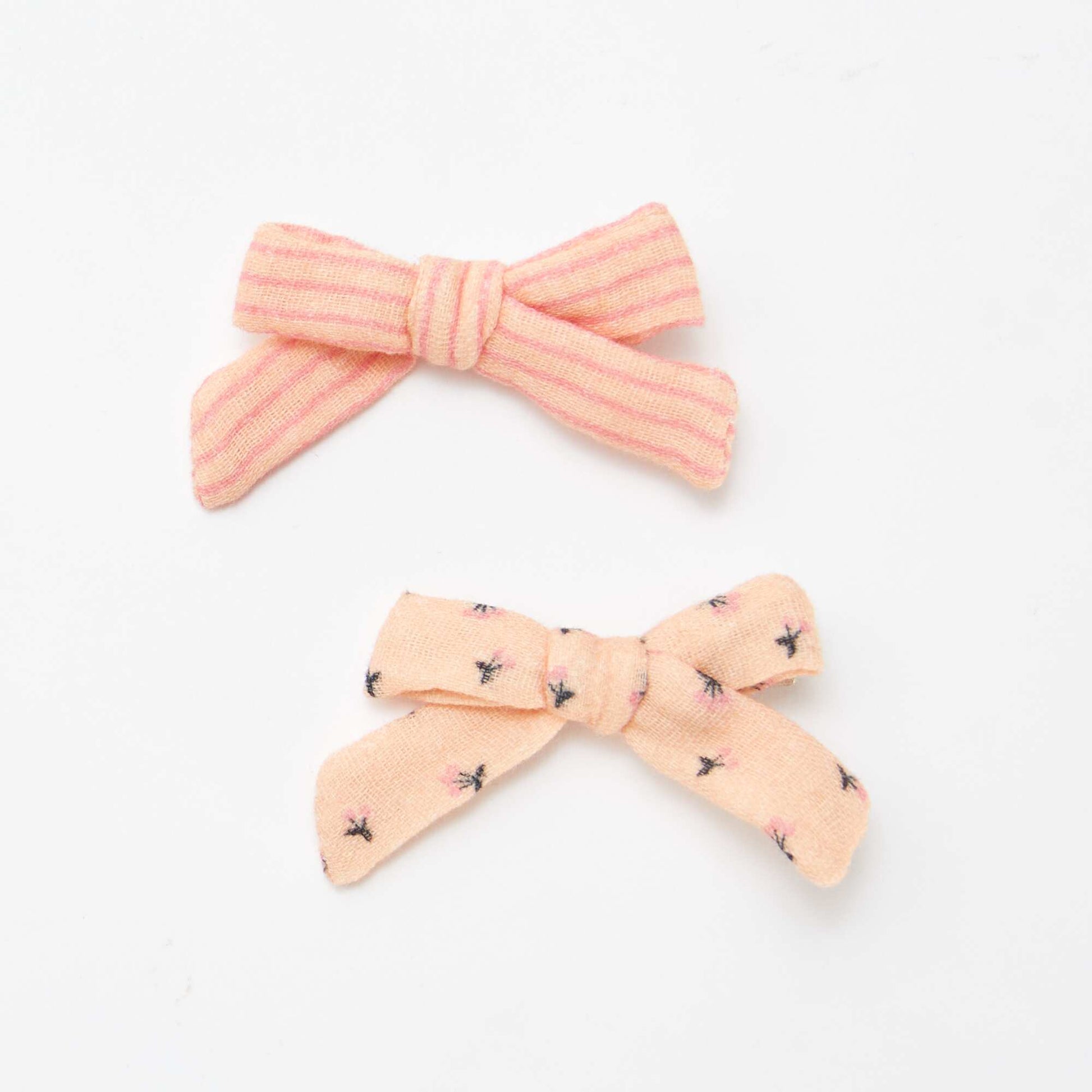 Lot de 2 pinces à cheveux ORANGE
