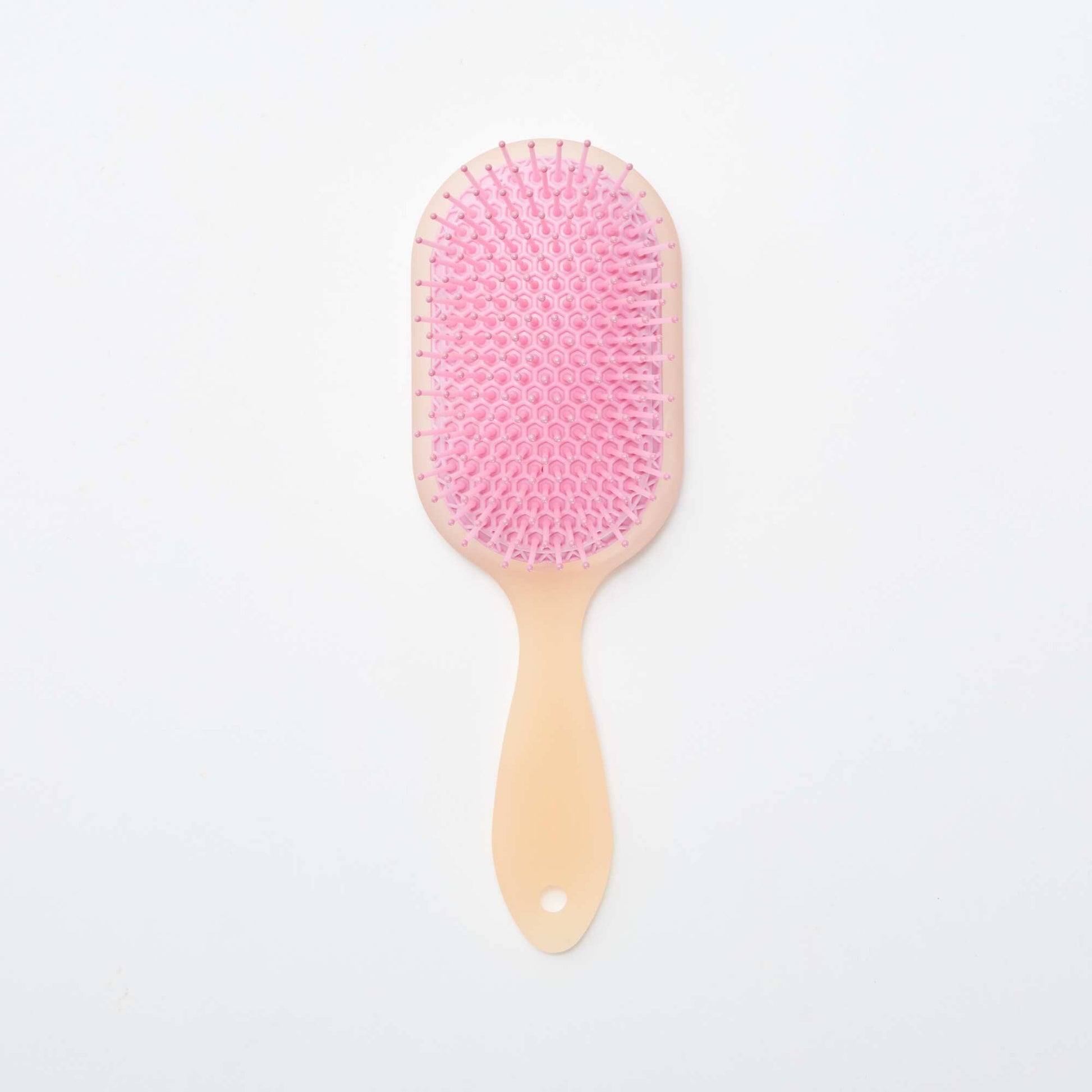 Brosse à cheveux effet givré ROSE