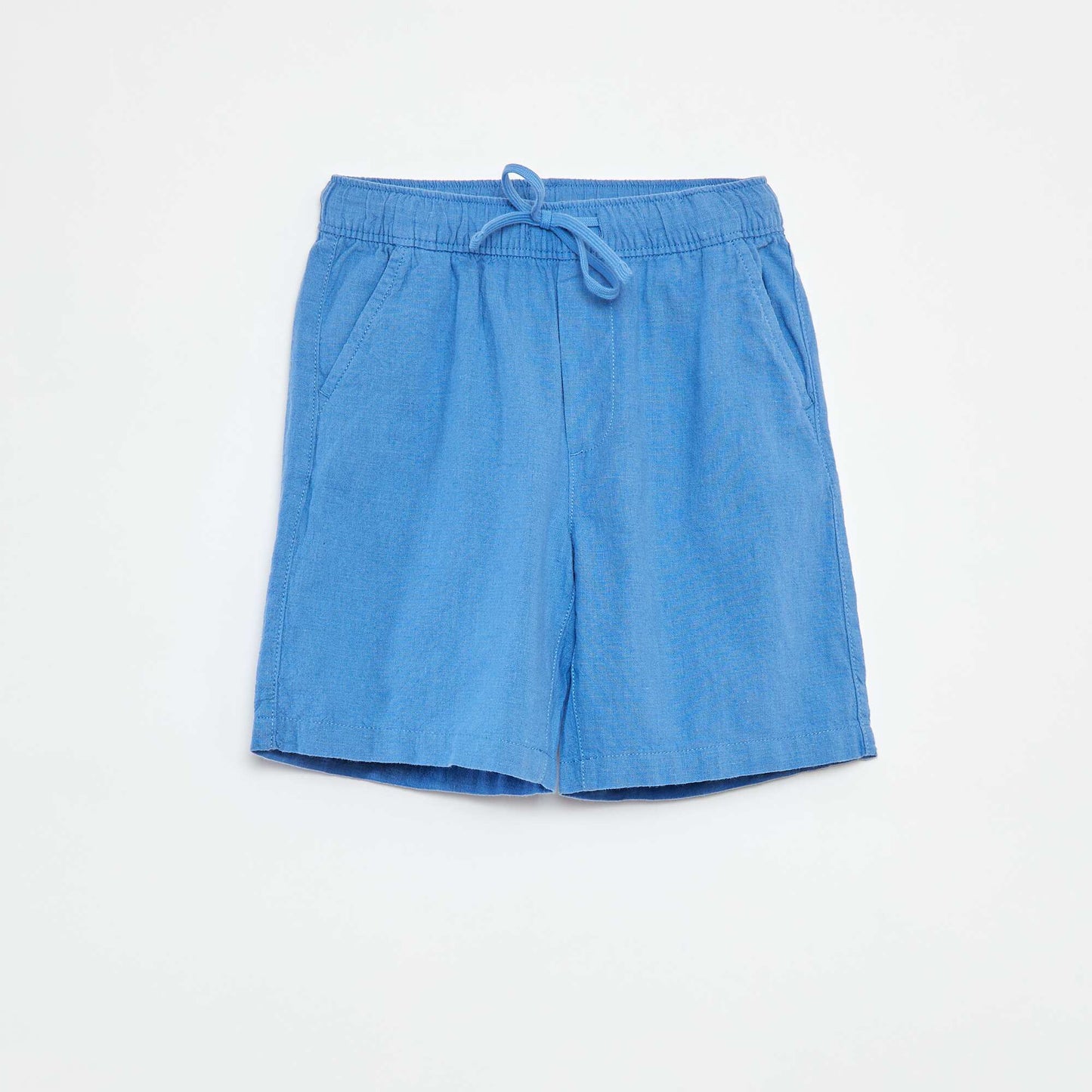 Bermuda léger avec poches BLEU