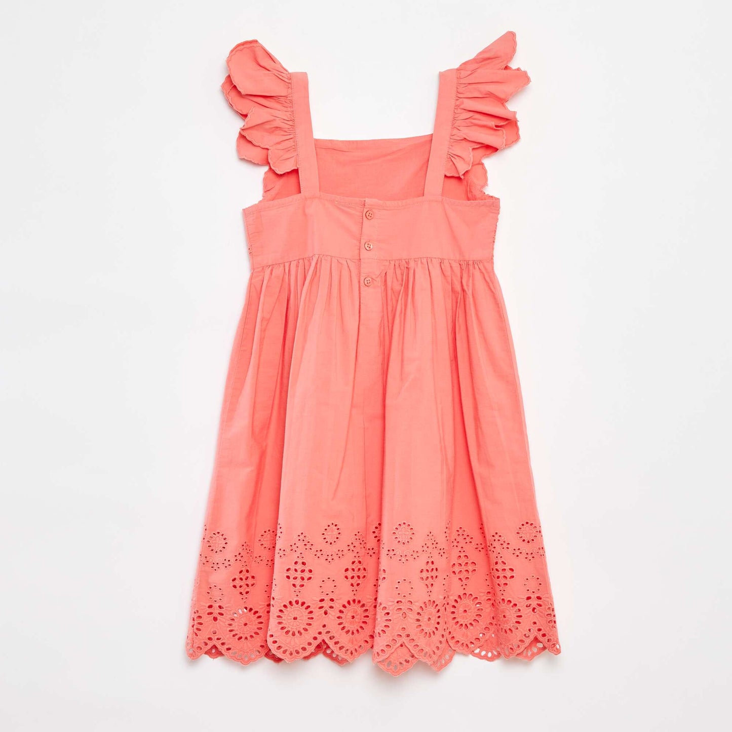 Robe en popeline avec broderie anglaise ROSE