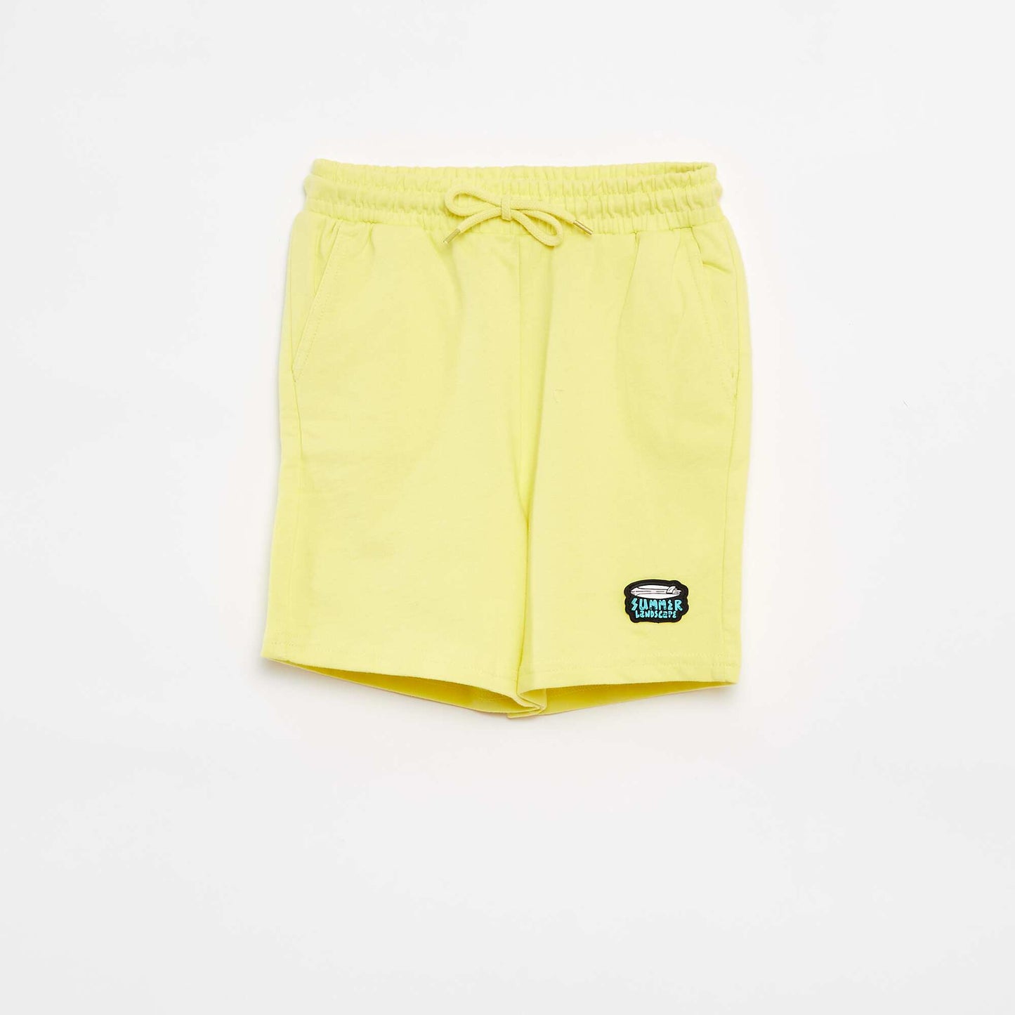Short en molleton léger JAUNE