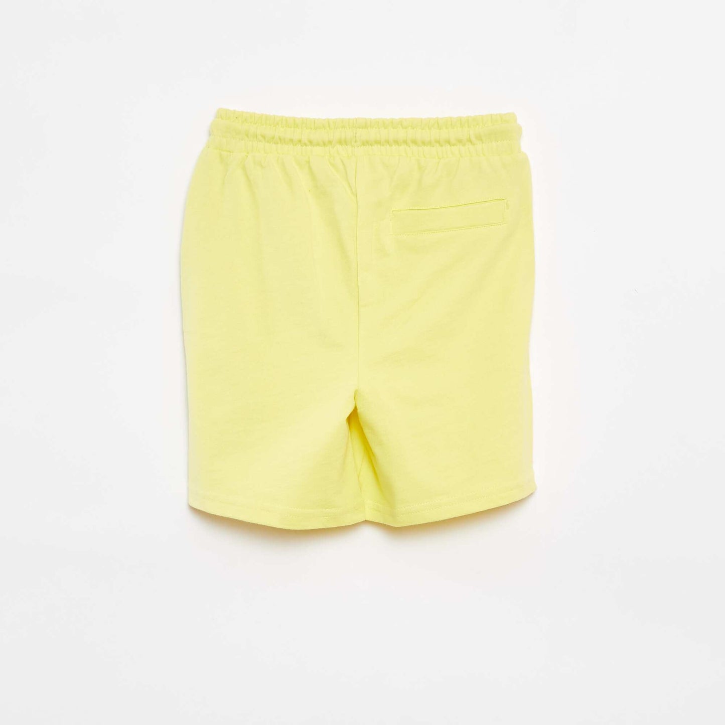 Short en molleton léger JAUNE