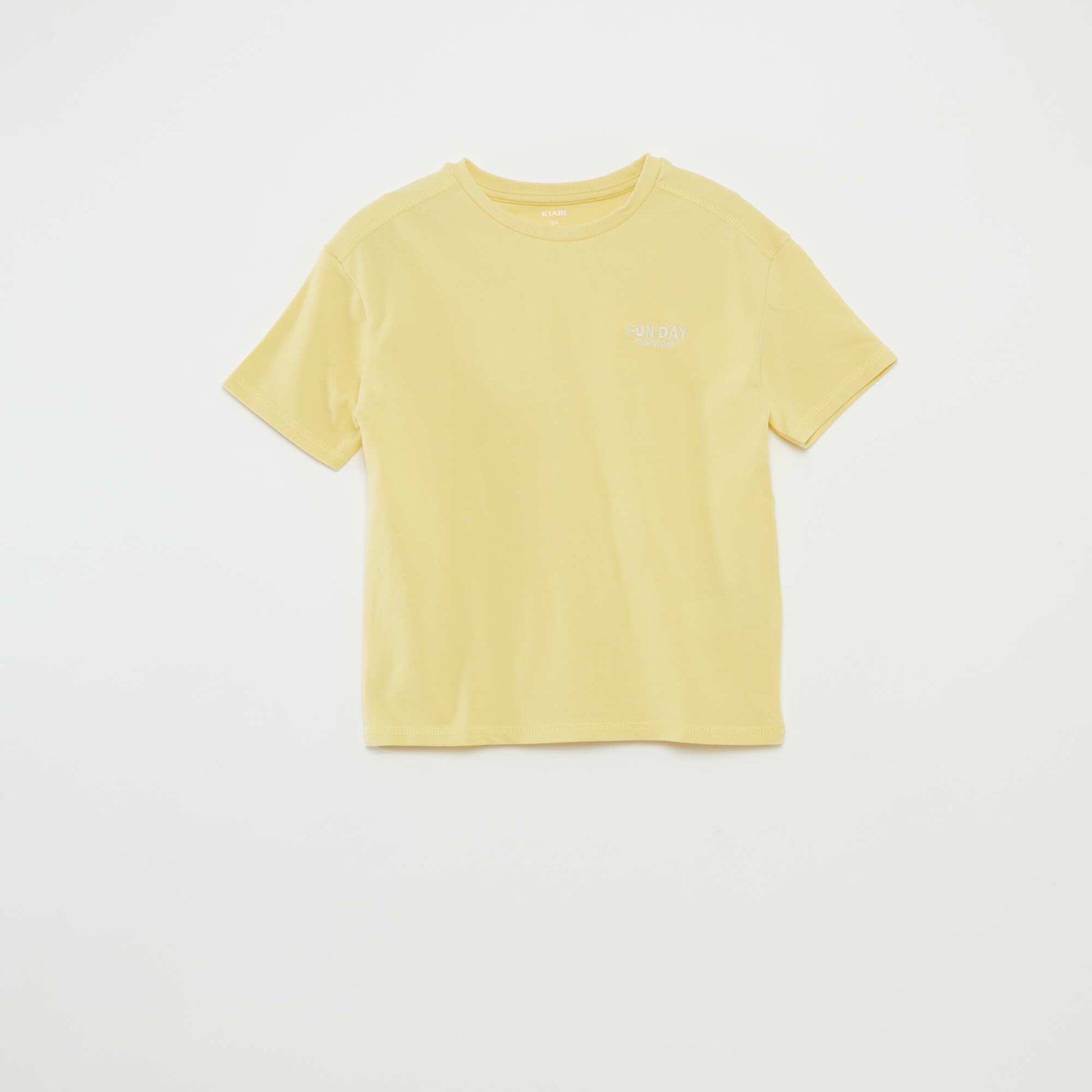 Ensemble t-shirt + short de sport - 2 pièces JAUNE