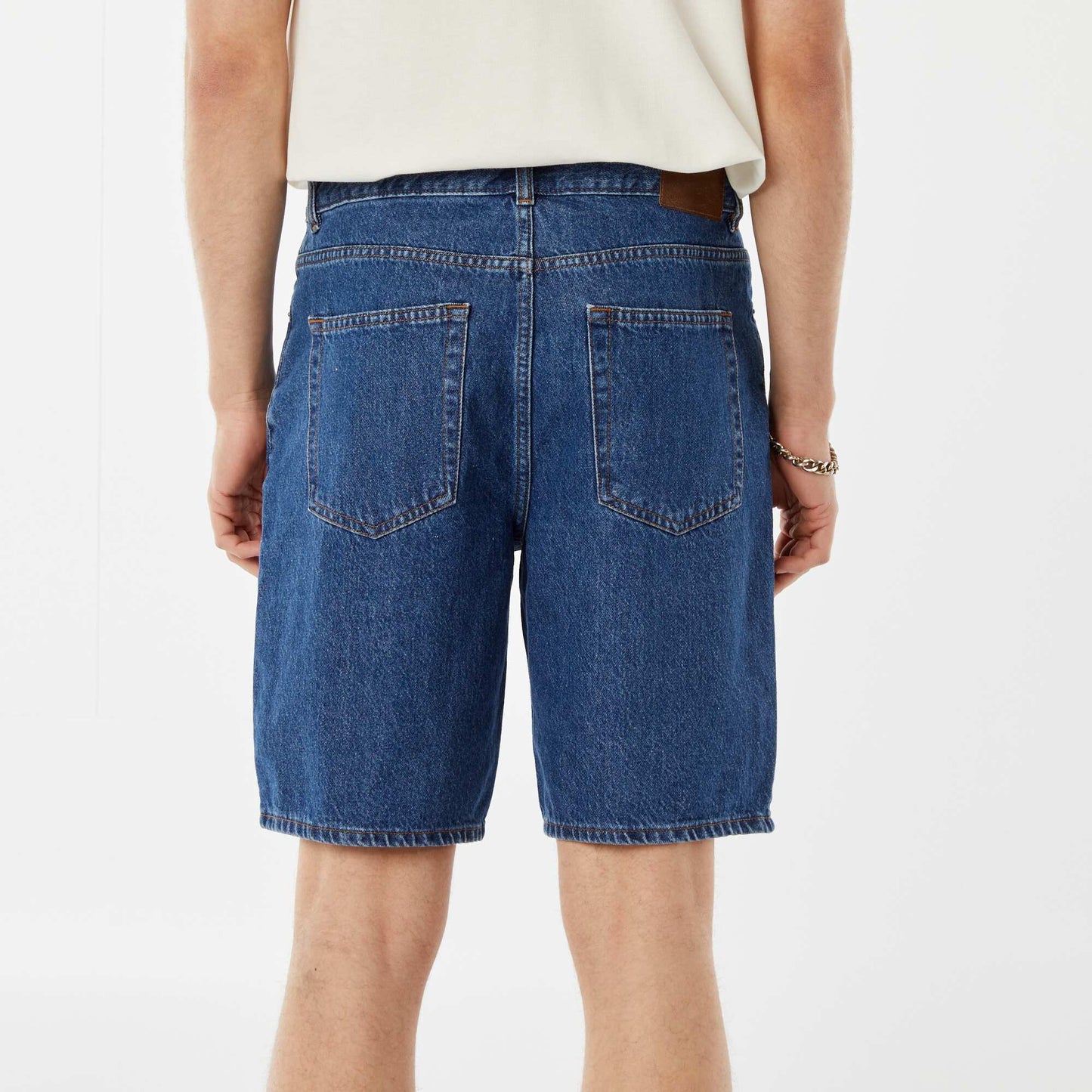 Bermuda en jean BLEU