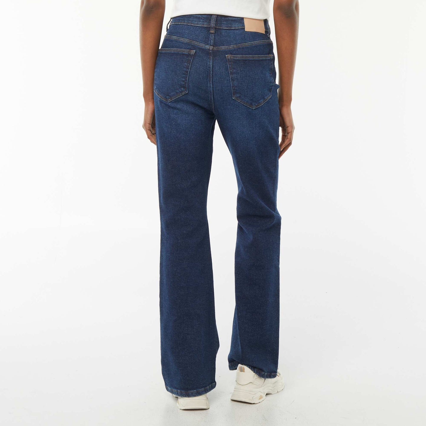 Jean brut taille haute coupe flare BRUT