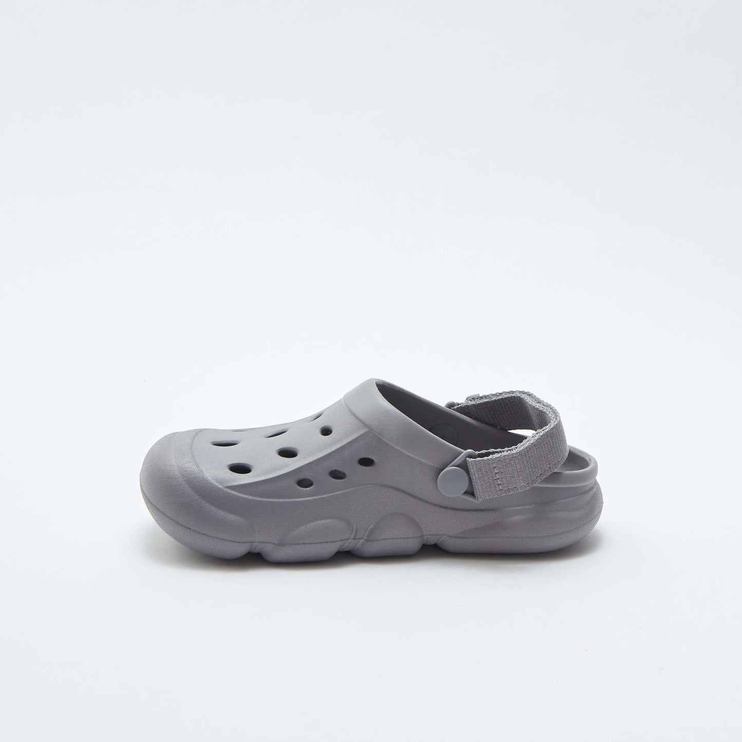 Sabots unis en plastique moulé GRIS