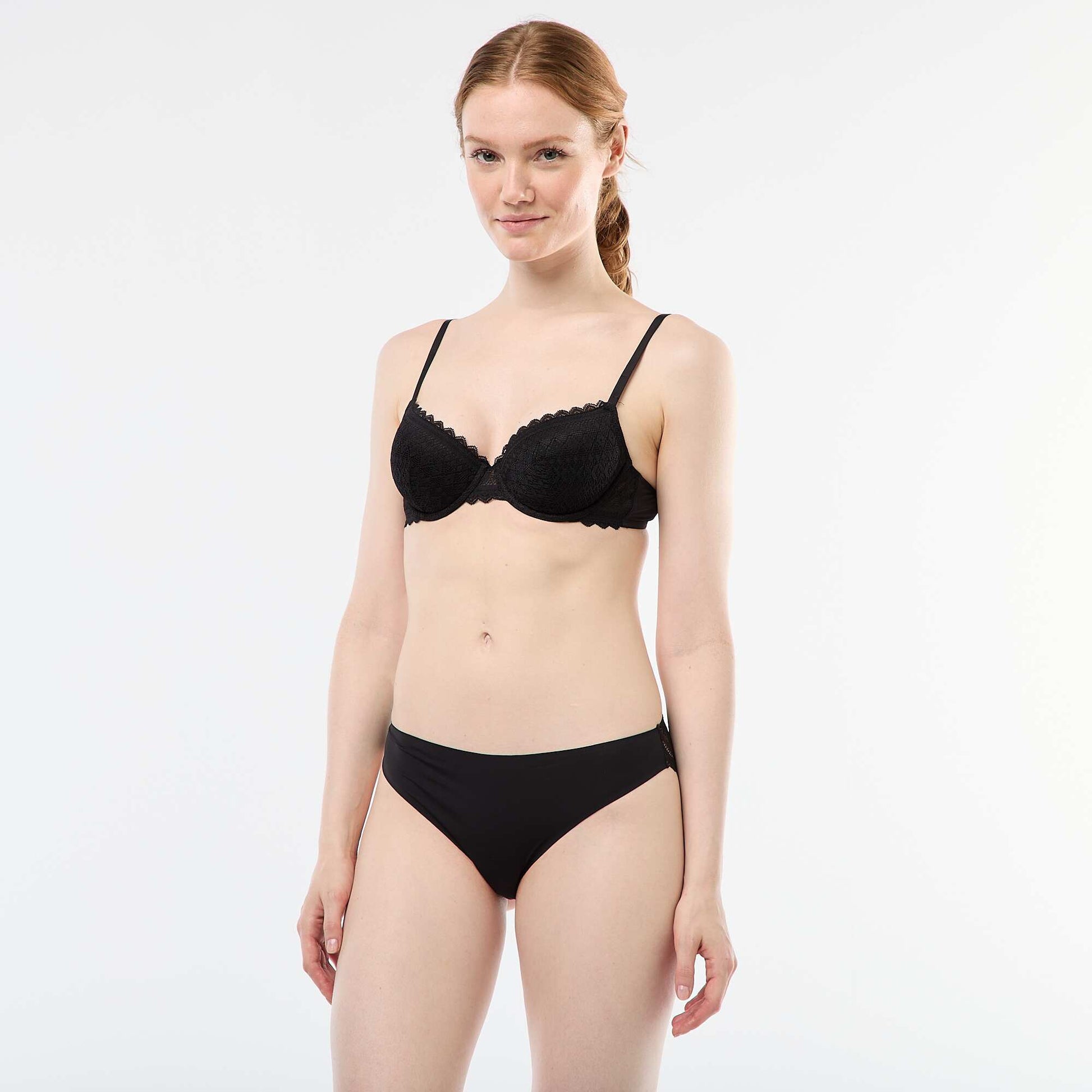 Soutien-gorge corbeille en dentelle NOIR