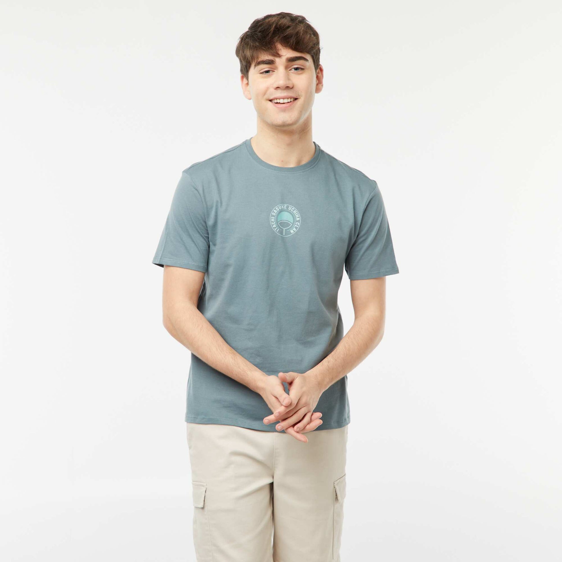 Tee-shirt imprimé 'Naruto' VERT