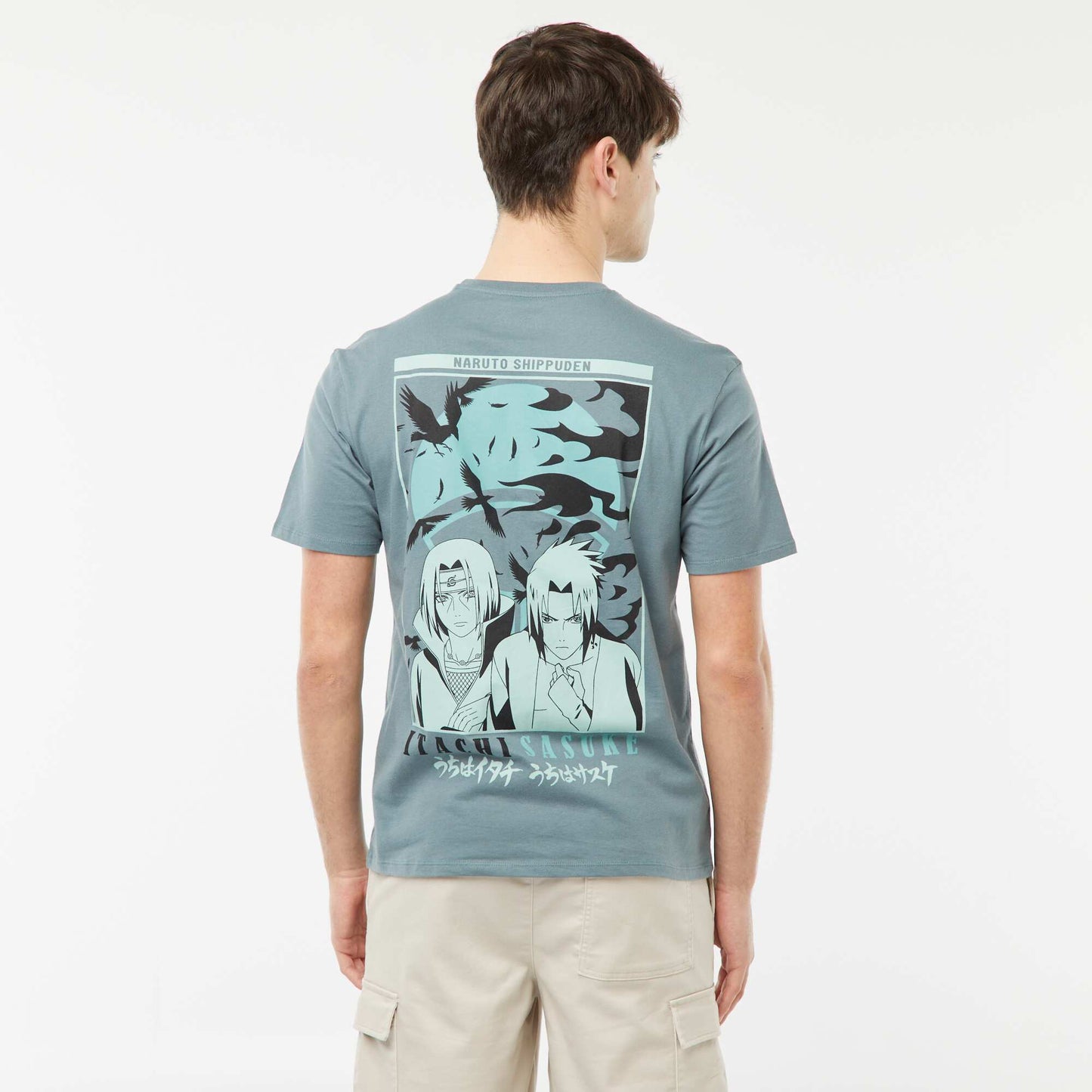 Tee-shirt imprimé 'Naruto' VERT