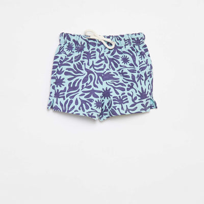 Short en molleton - Grafik Edition BLEU