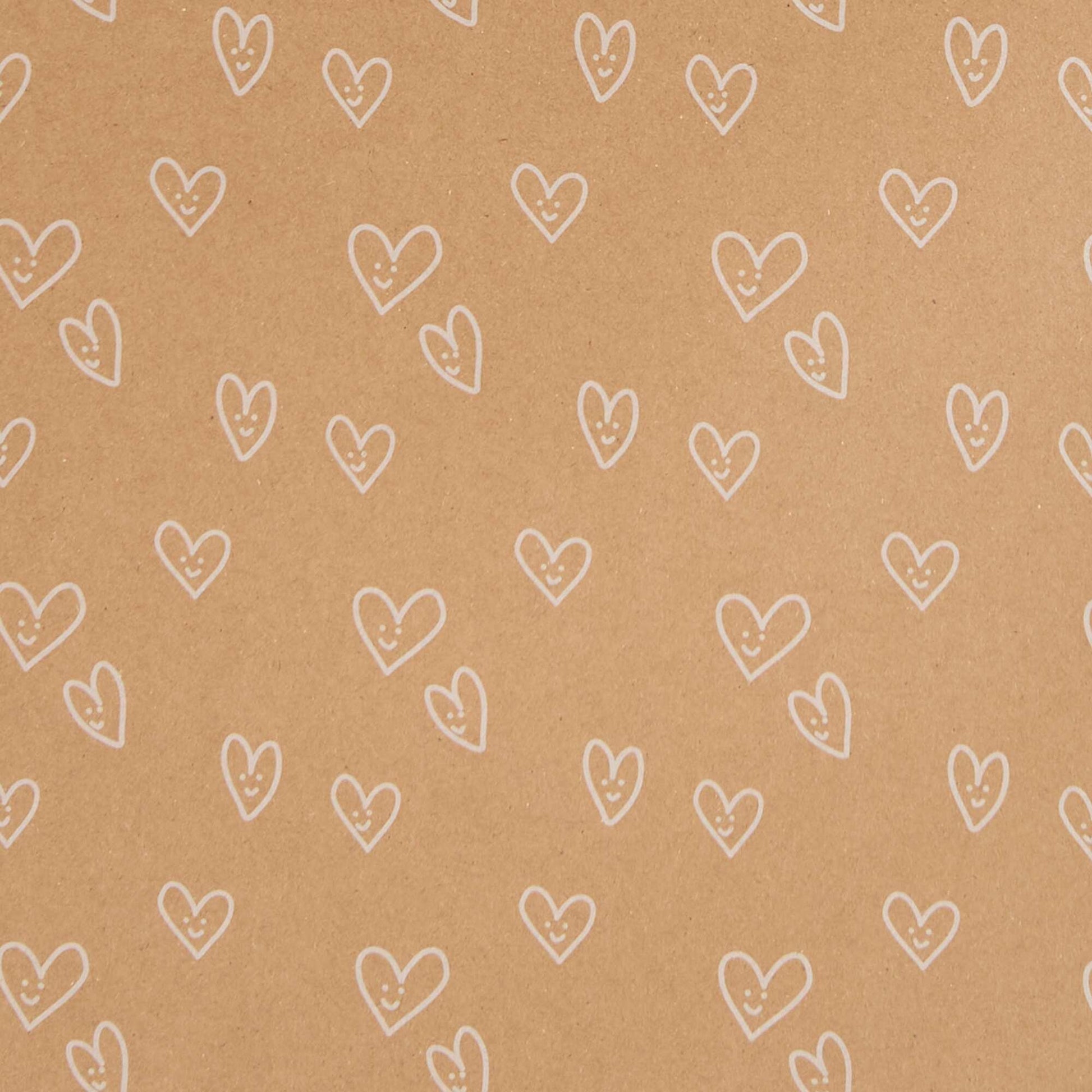 Sac cadeau 'coeur' BEIGE