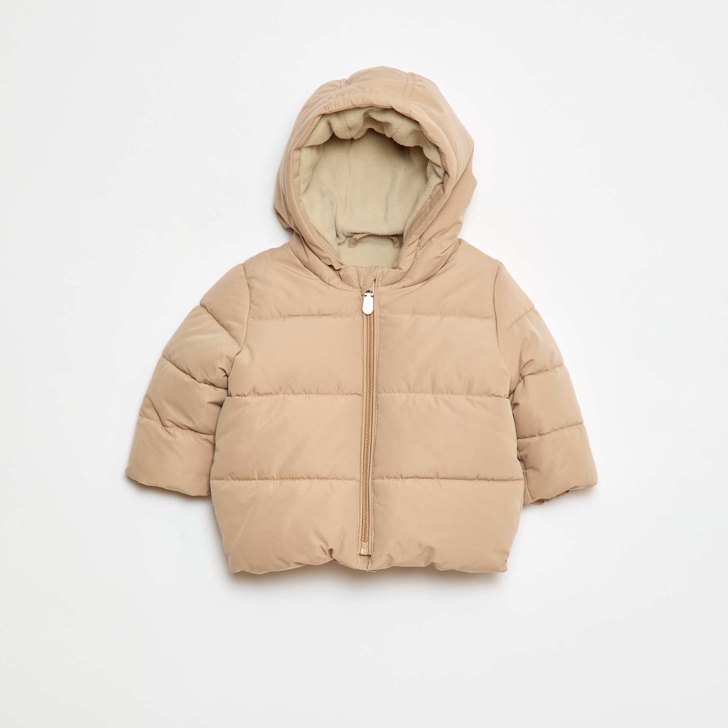 Doudoune à capuche BEIGE