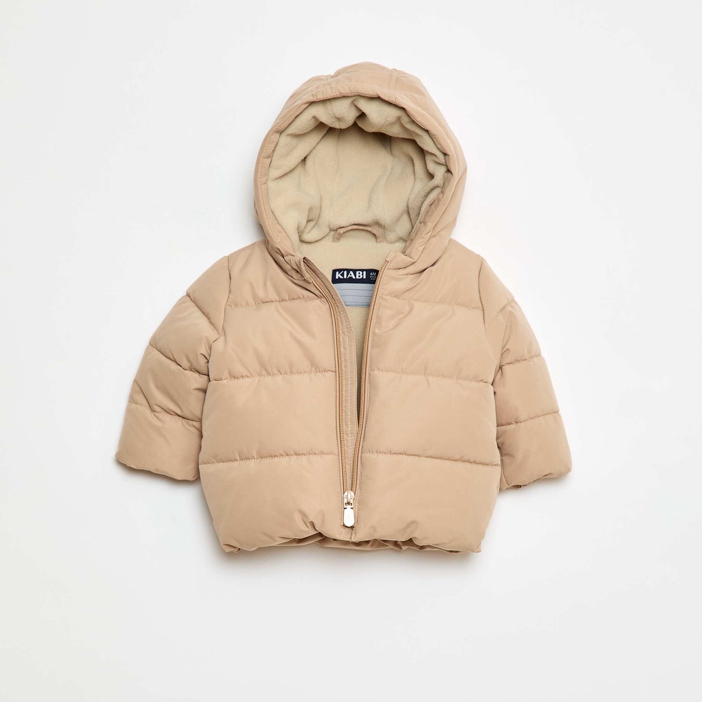 Doudoune à capuche BEIGE
