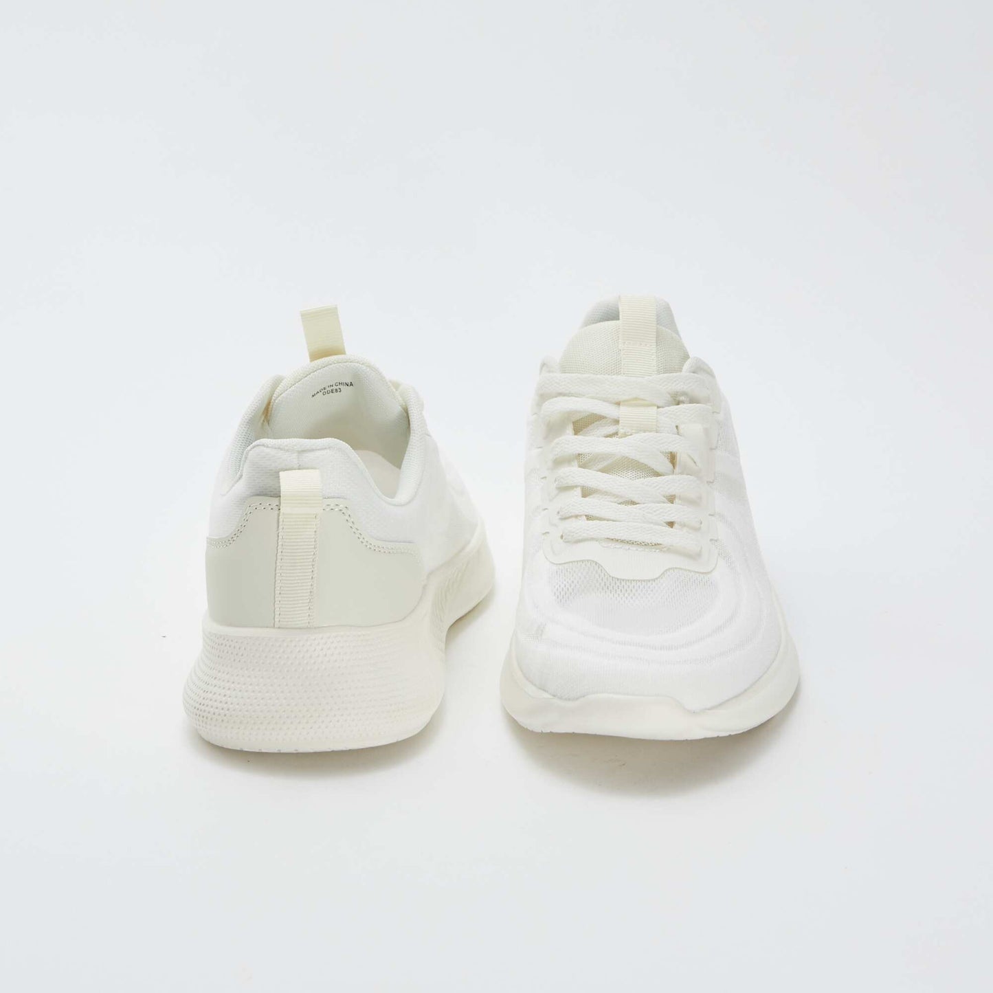 Baskets en mesh typer running à lacets GRIS